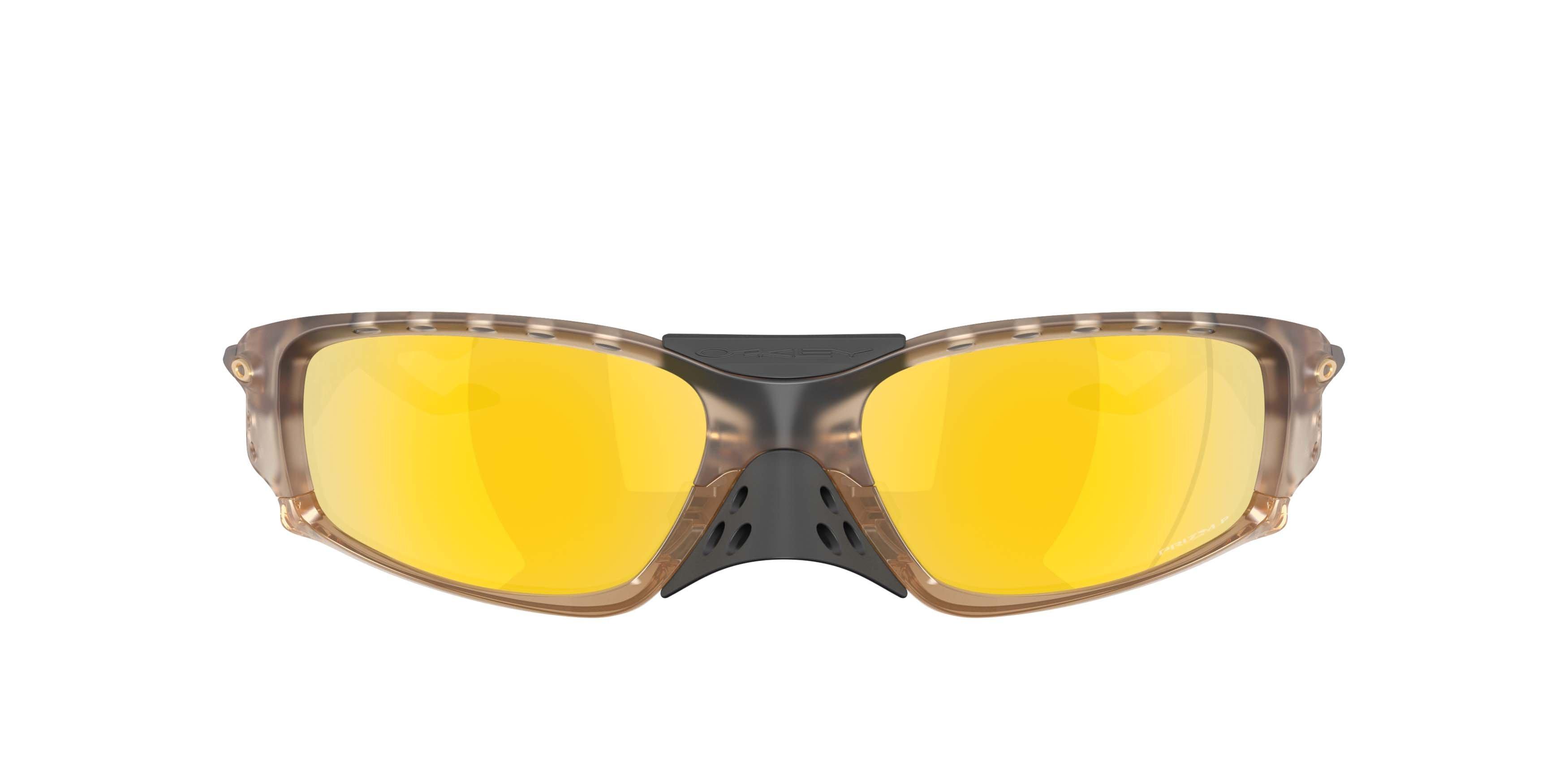 Oakley Plantaris SQ Prizm 24K Polarized Lenses Sunglasses &ndash; Matte Sepia - BROWN/GOLD Thumbnail View 2