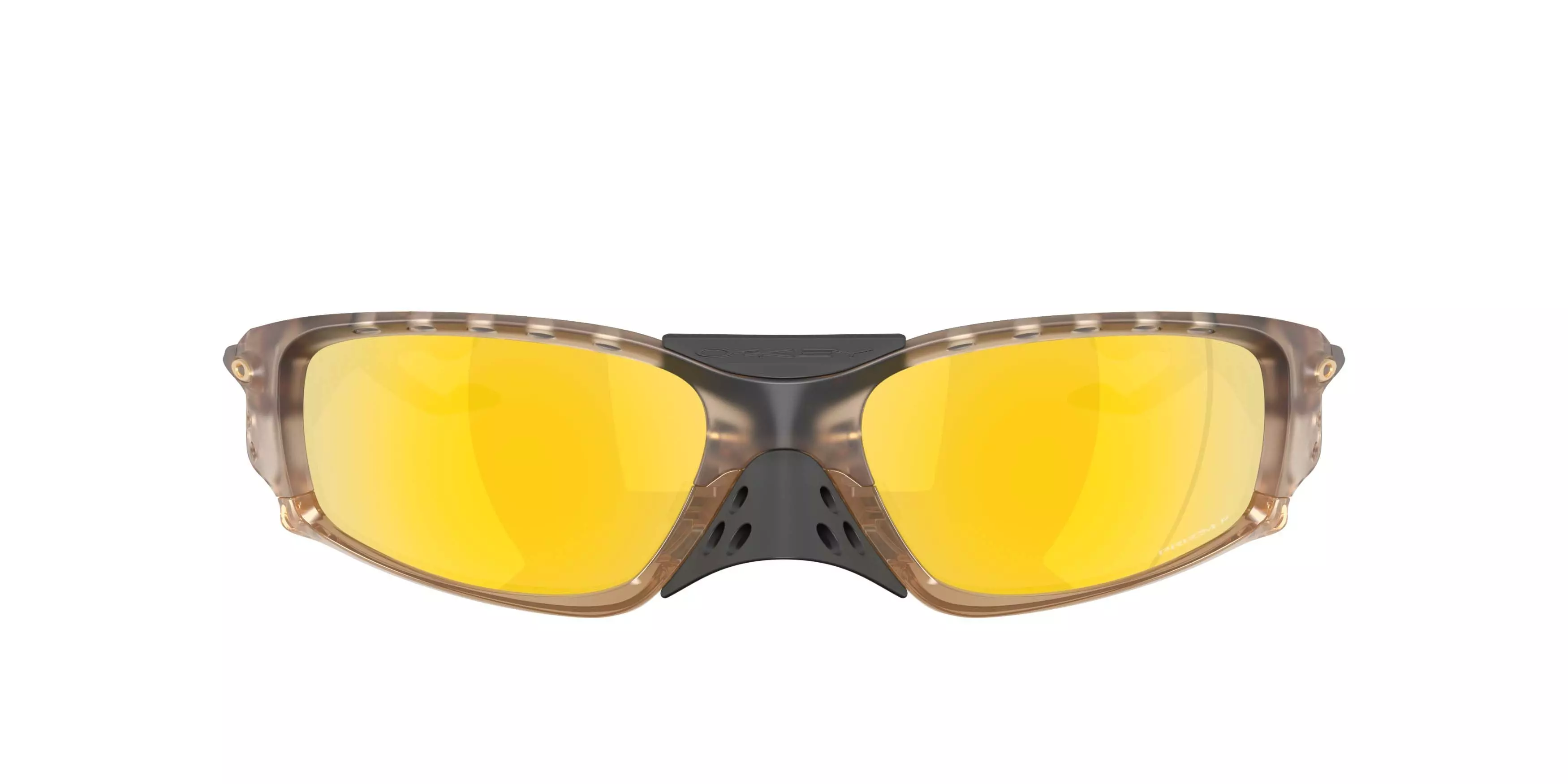 Oakley Plantaris SQ Prizm 24K Polarized Lenses Sunglasses &ndash; Matte Sepia - BROWN/GOLD