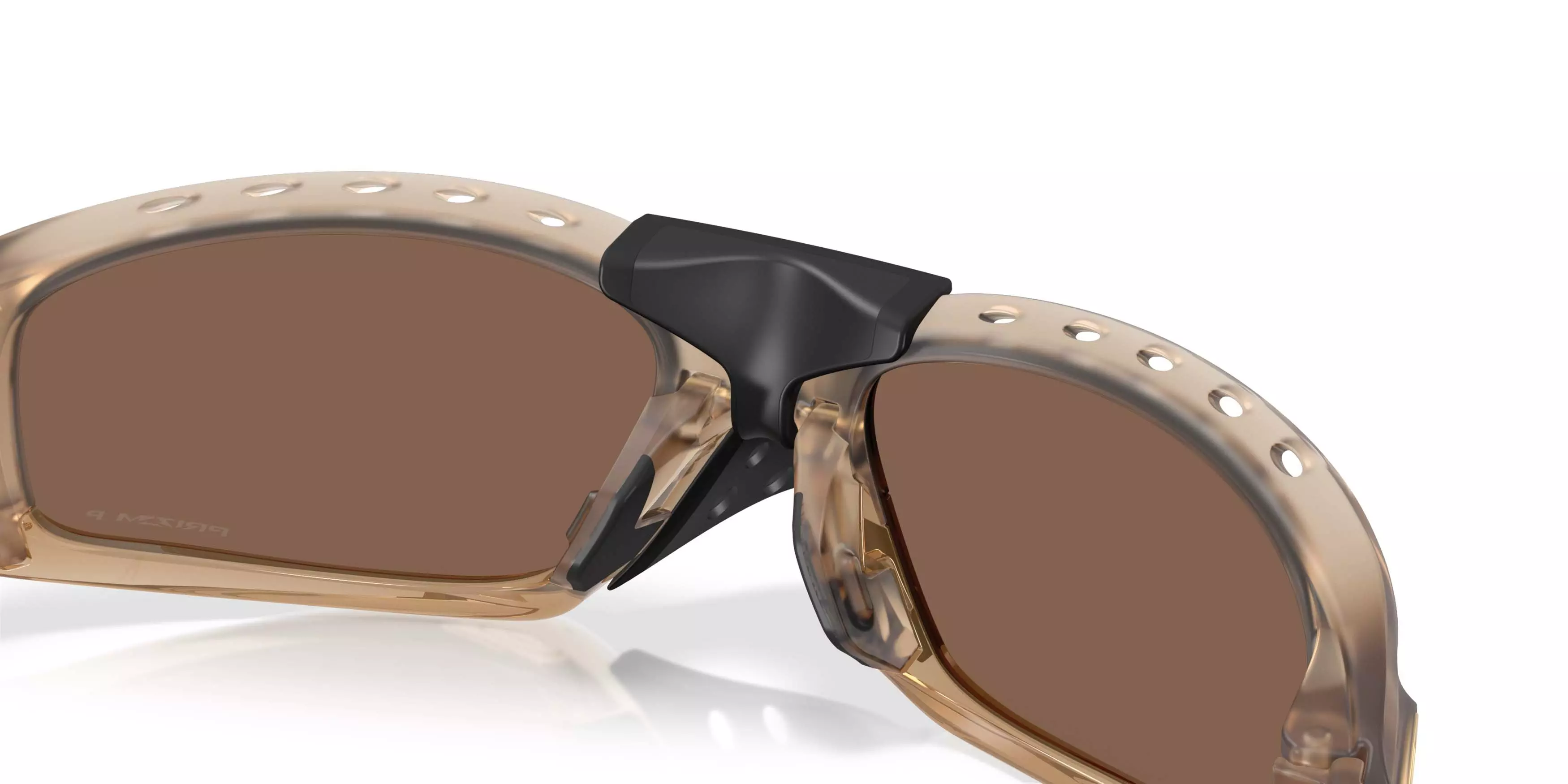 Oakley Plantaris SQ Prizm 24K Polarized Lenses Sunglasses &ndash; Matte Sepia - BROWN/GOLD