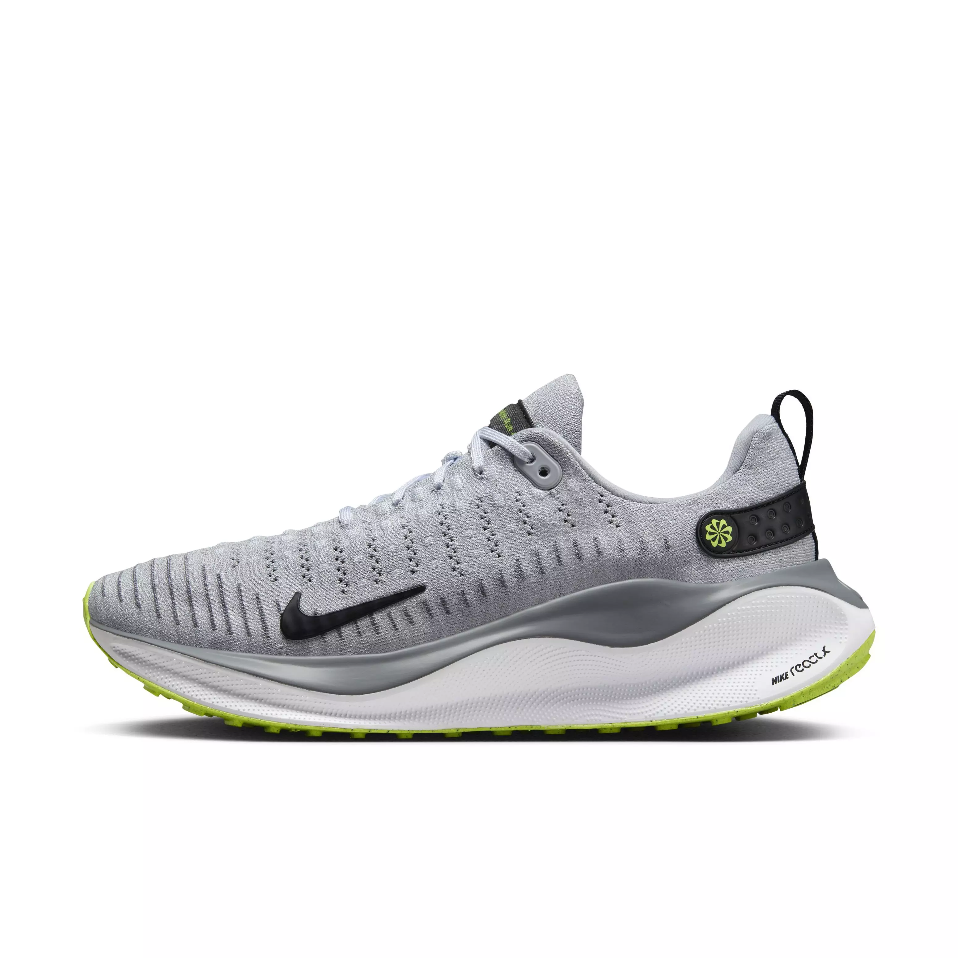 Nike InfinityRN 4 "Wolf Grey/Pure Platinum/Cool Grey/Black" Men's Running Shoe - GREY/PLATINUM/GREY/BLACK