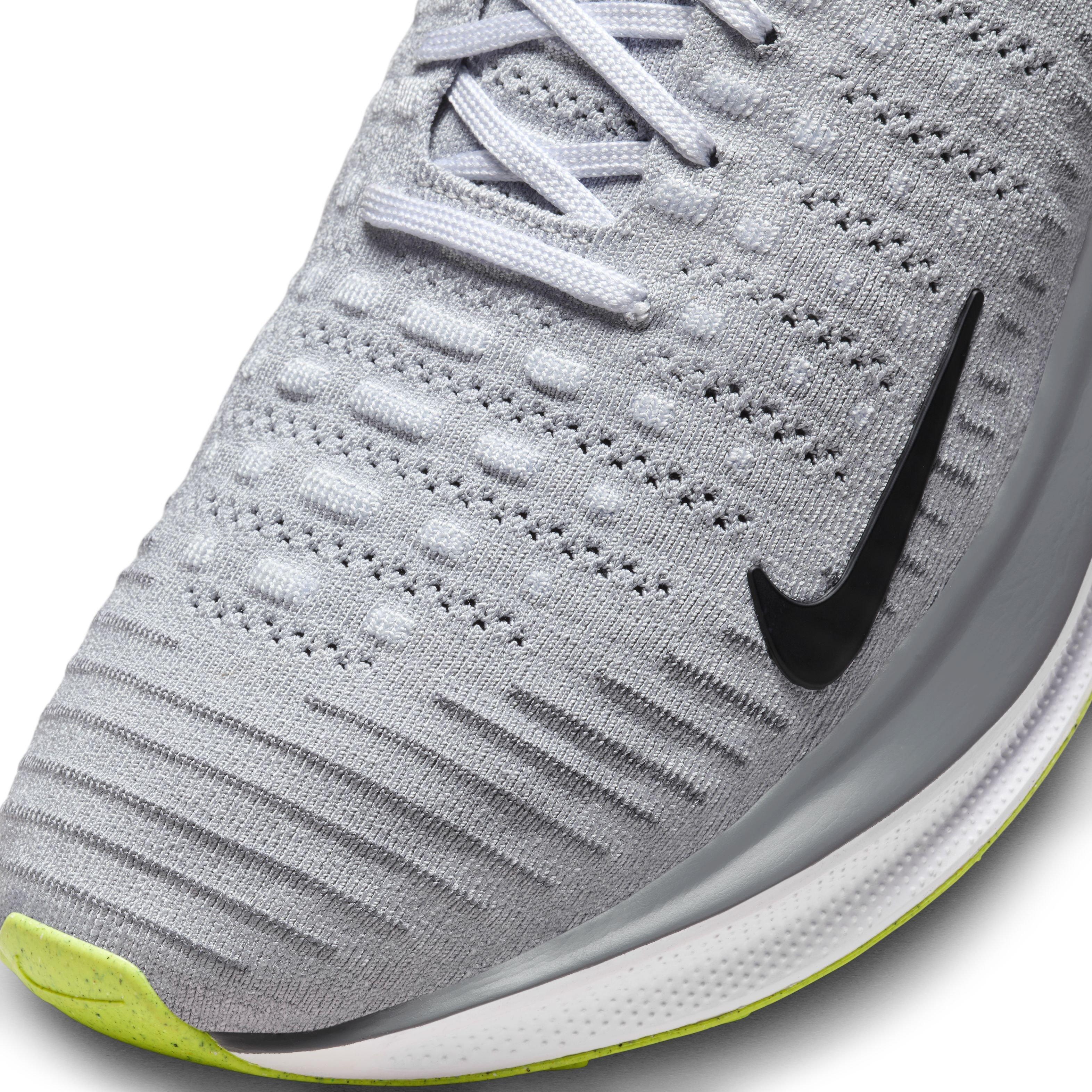 Nike InfinityRN 4 "Wolf Grey/Pure Platinum/Cool Grey/Black" Men's Running Shoe - GREY/PLATINUM/GREY/BLACK Thumbnail View 7