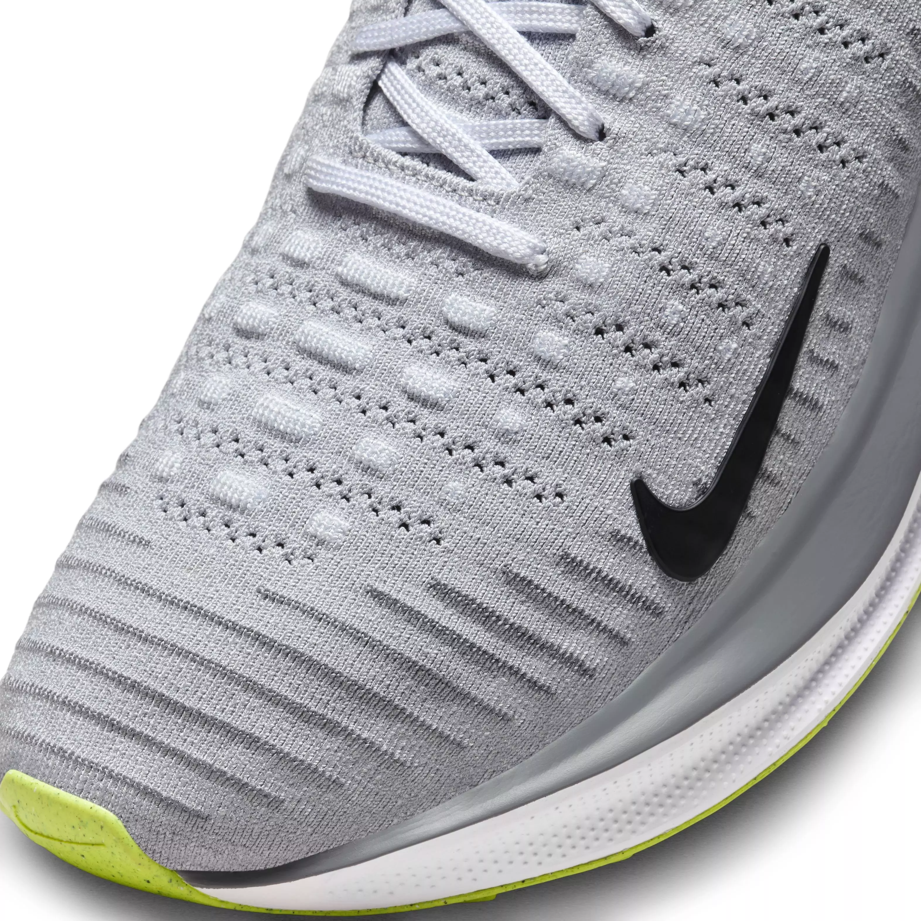 Nike InfinityRN 4 "Wolf Grey/Pure Platinum/Cool Grey/Black" Men's Running Shoe - GREY/PLATINUM/GREY/BLACK