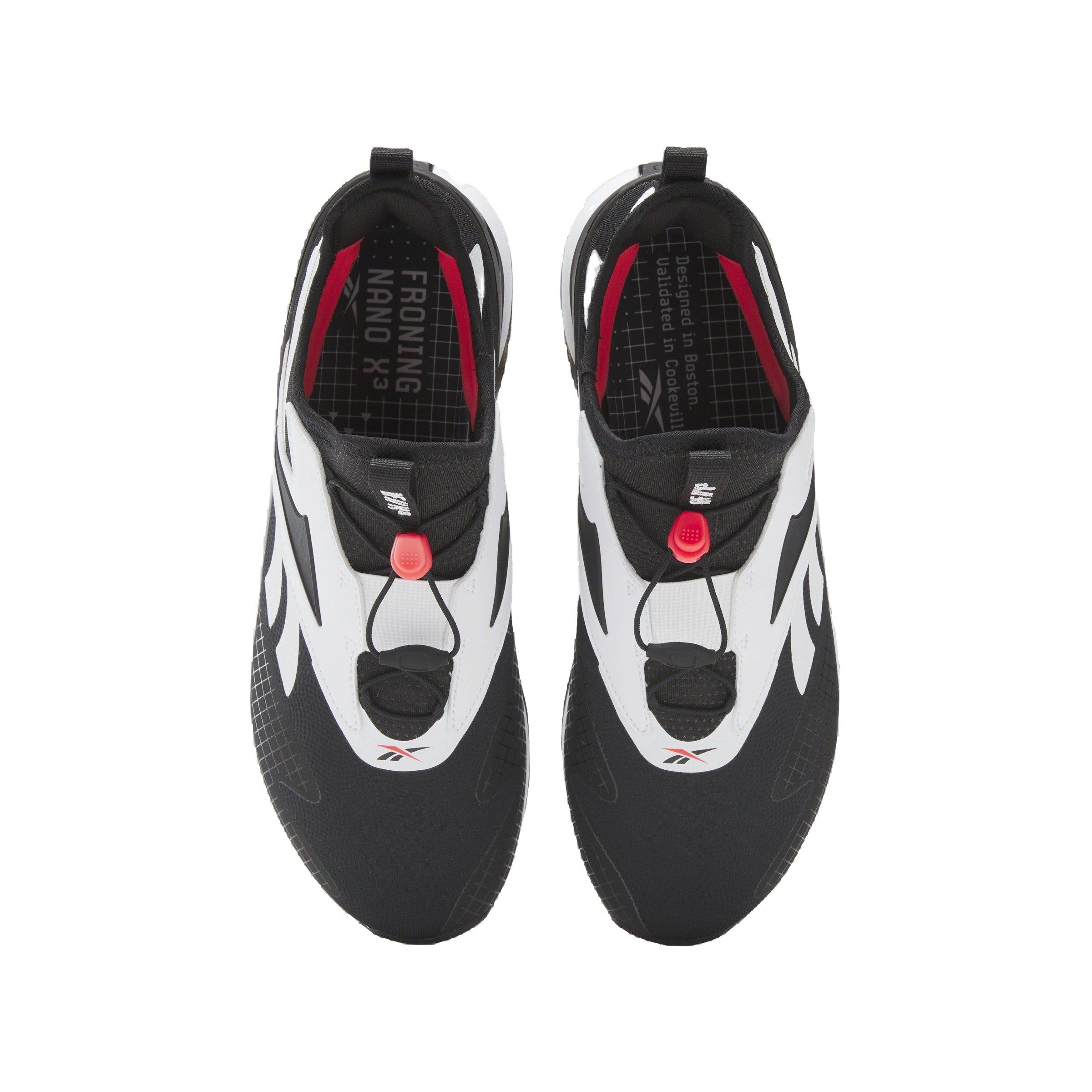 Reebok Nano X3 Froning "Core Black/Ftwr White/Neon Cherry" Unisex Training Shoe - BLACK/WHITE/CHERRY Thumbnail View 4