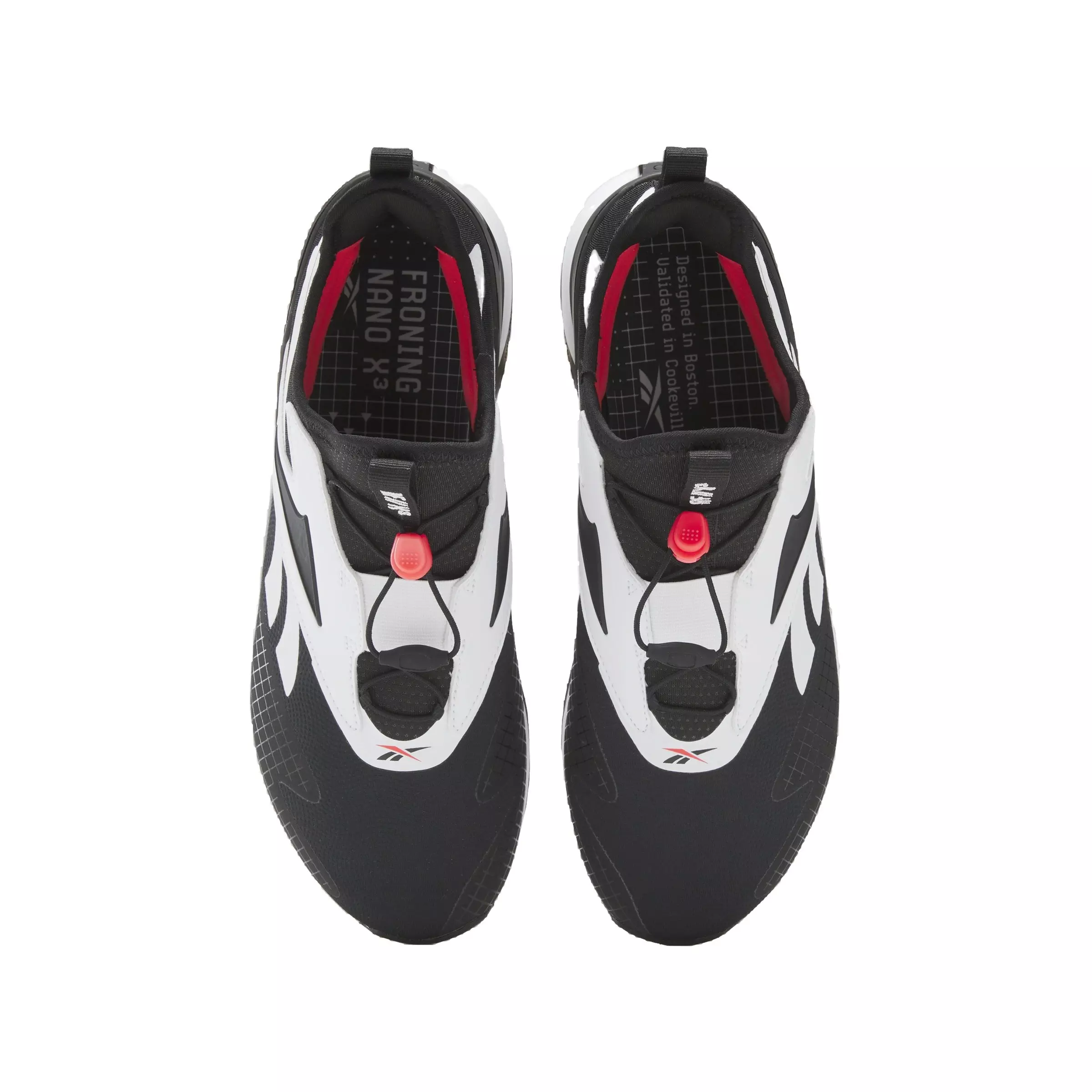 Reebok Nano X3 Froning "Core Black/Ftwr White/Neon Cherry" Unisex Training Shoe - BLACK/WHITE/CHERRY