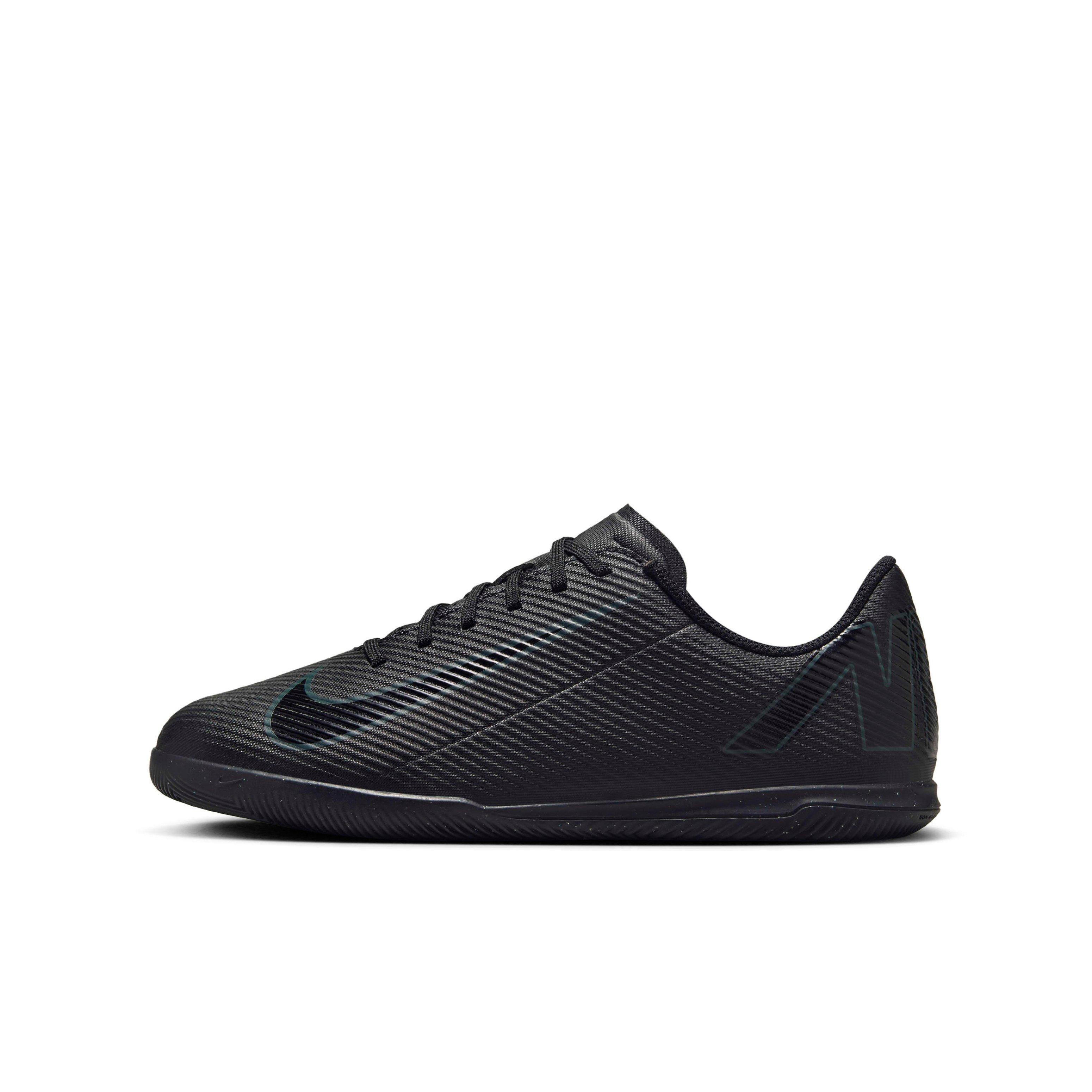 Nike Jr. Mercurial Vapor 16 Club Indoor  Grade School Kids' "Black/Deep Jungle/Black" Soccer Shoe