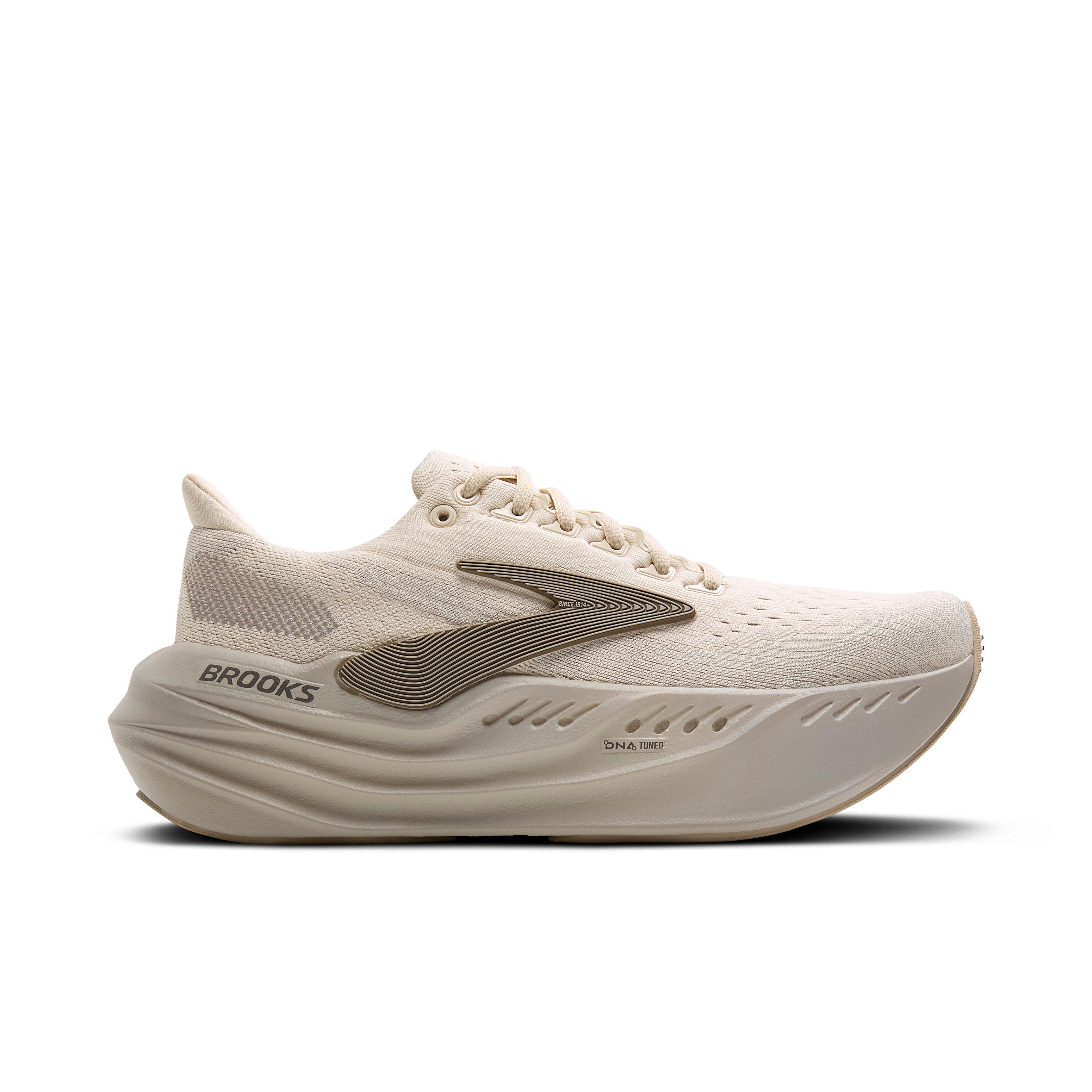 Brooks Glycerin Max "Almond Peach/London Fog/White" Women's Running Shoe - PEACH/FOG/WHITE Thumbnail View 1