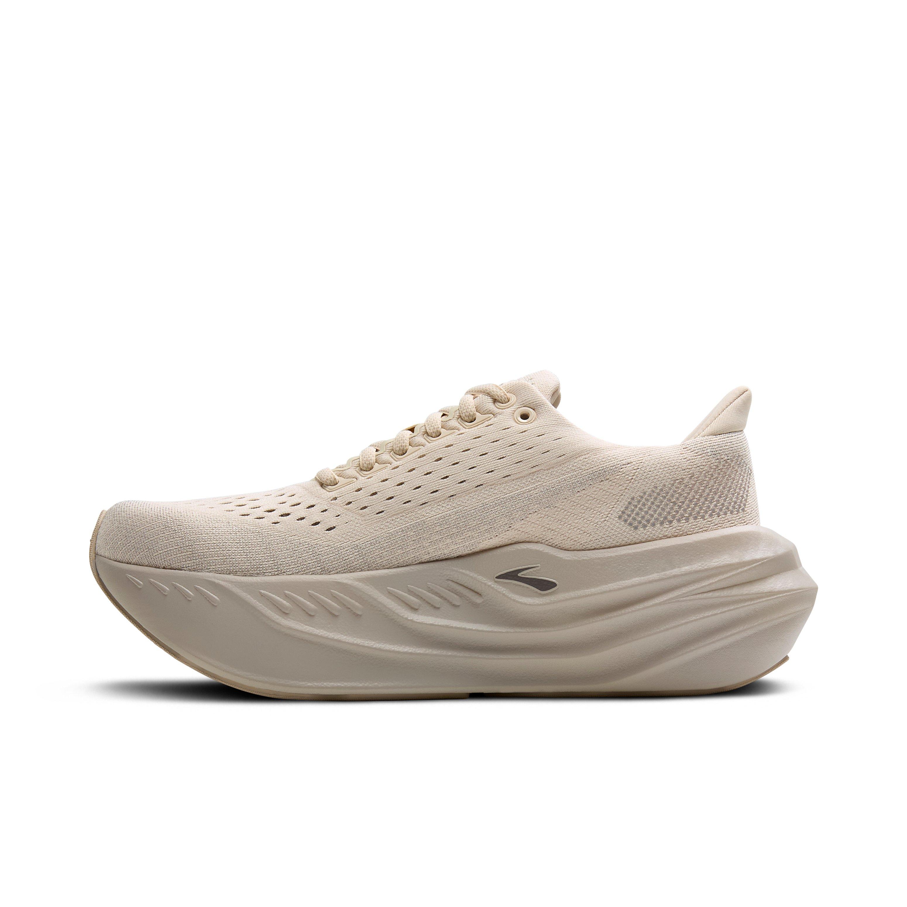 Brooks Glycerin Max "Almond Peach/London Fog/White" Women's Running Shoe - PEACH/FOG/WHITE Thumbnail View 2