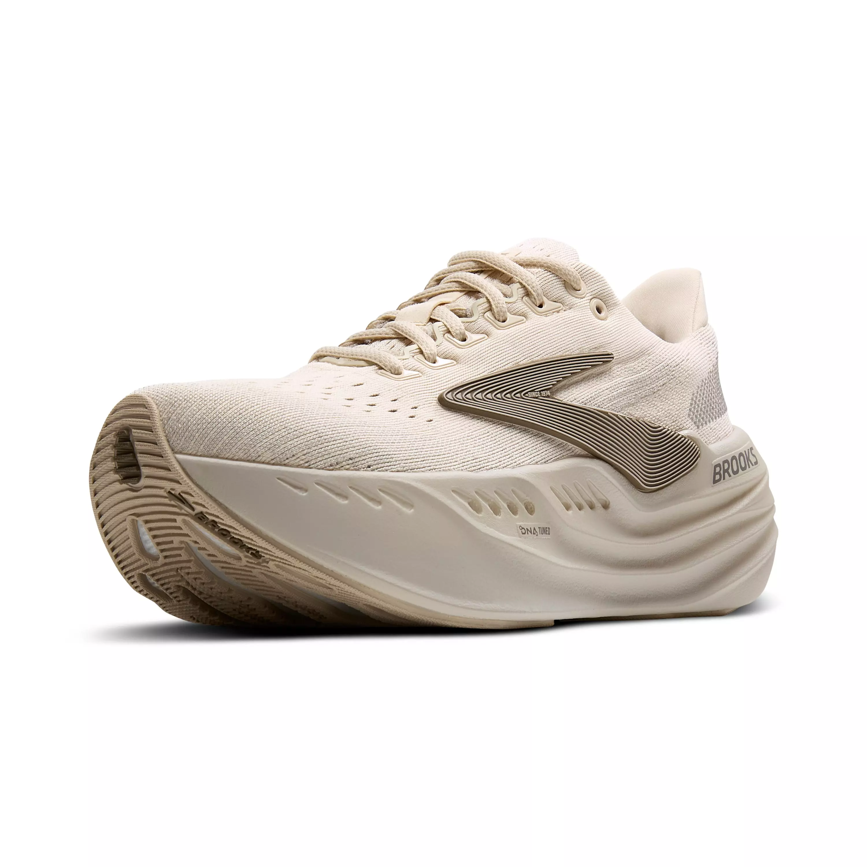 Brooks Glycerin Max "Almond Peach/London Fog/White" Women's Running Shoe - PEACH/FOG/WHITE