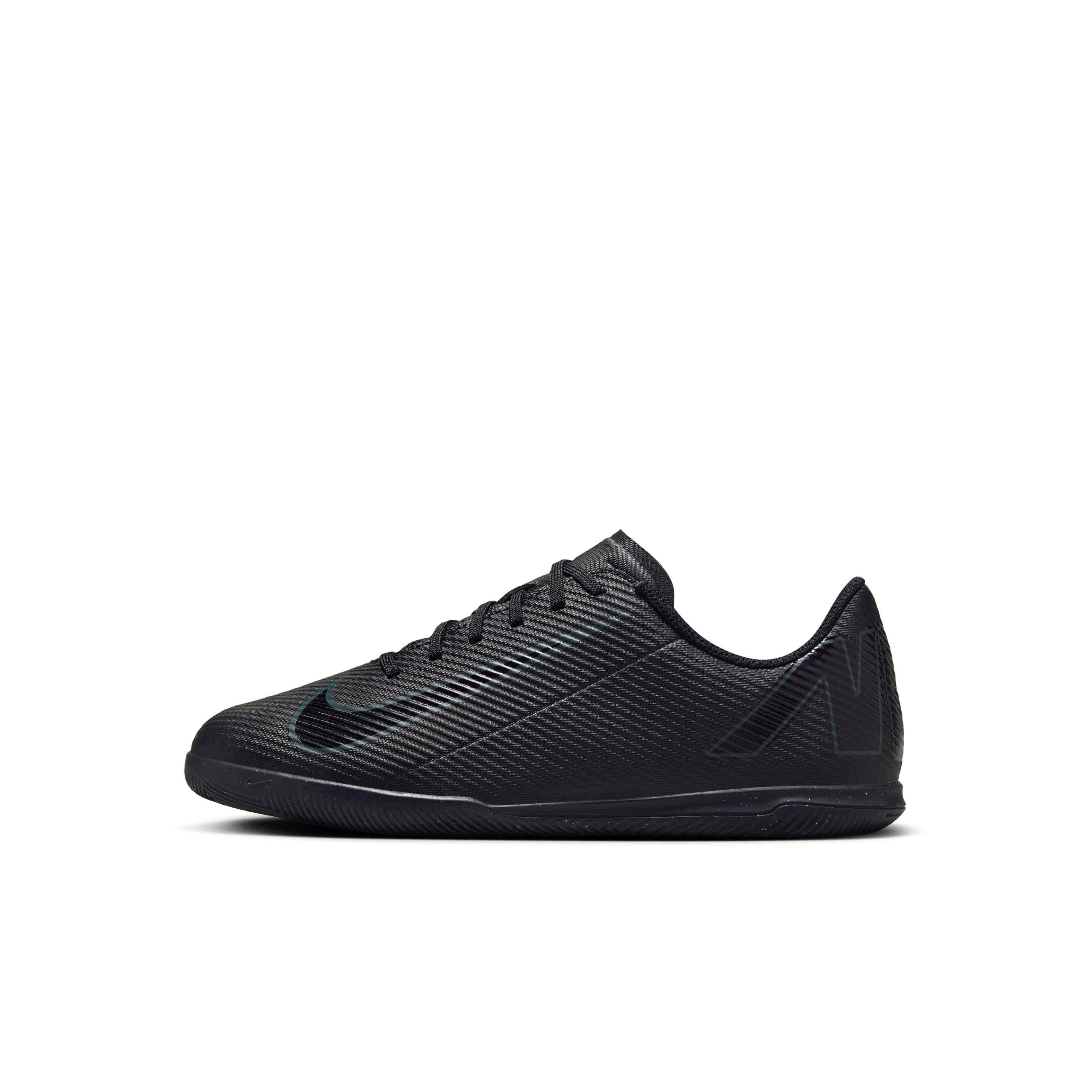 Nike Jr. Mercurial Vapor 16 Club Indoor  Preschool Kids' "Black/Deep Jungle/Black" Soccer Shoe