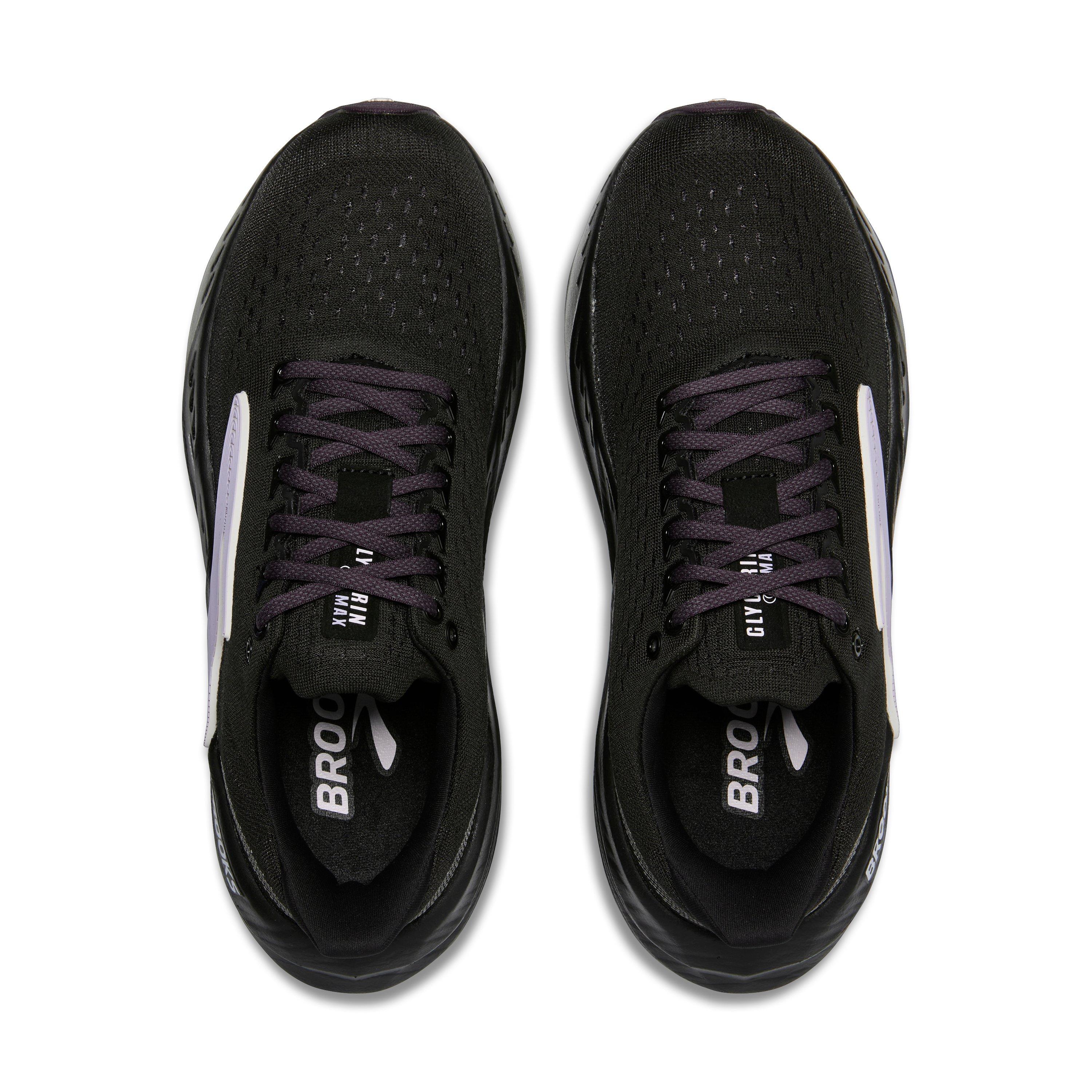 Brooks Glycerin Max "Black/Orchid Ice/Grey" Women's Running Shoe - BLACK/ORCHID/GREY Thumbnail View 5
