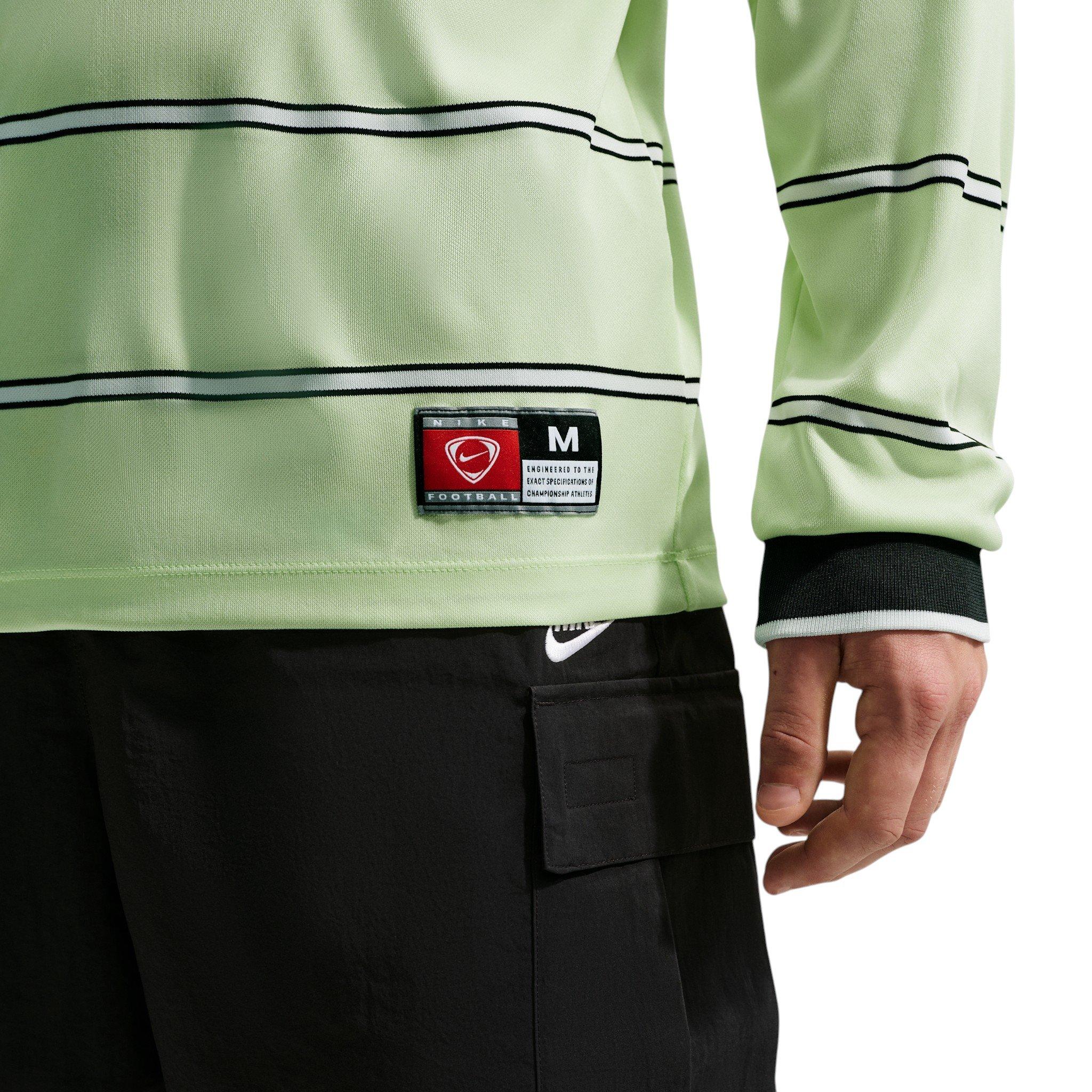 Nike Men's Energy Dri-FIT Soccer Long Sleeve Top - Light Green - LIGHT GREEN