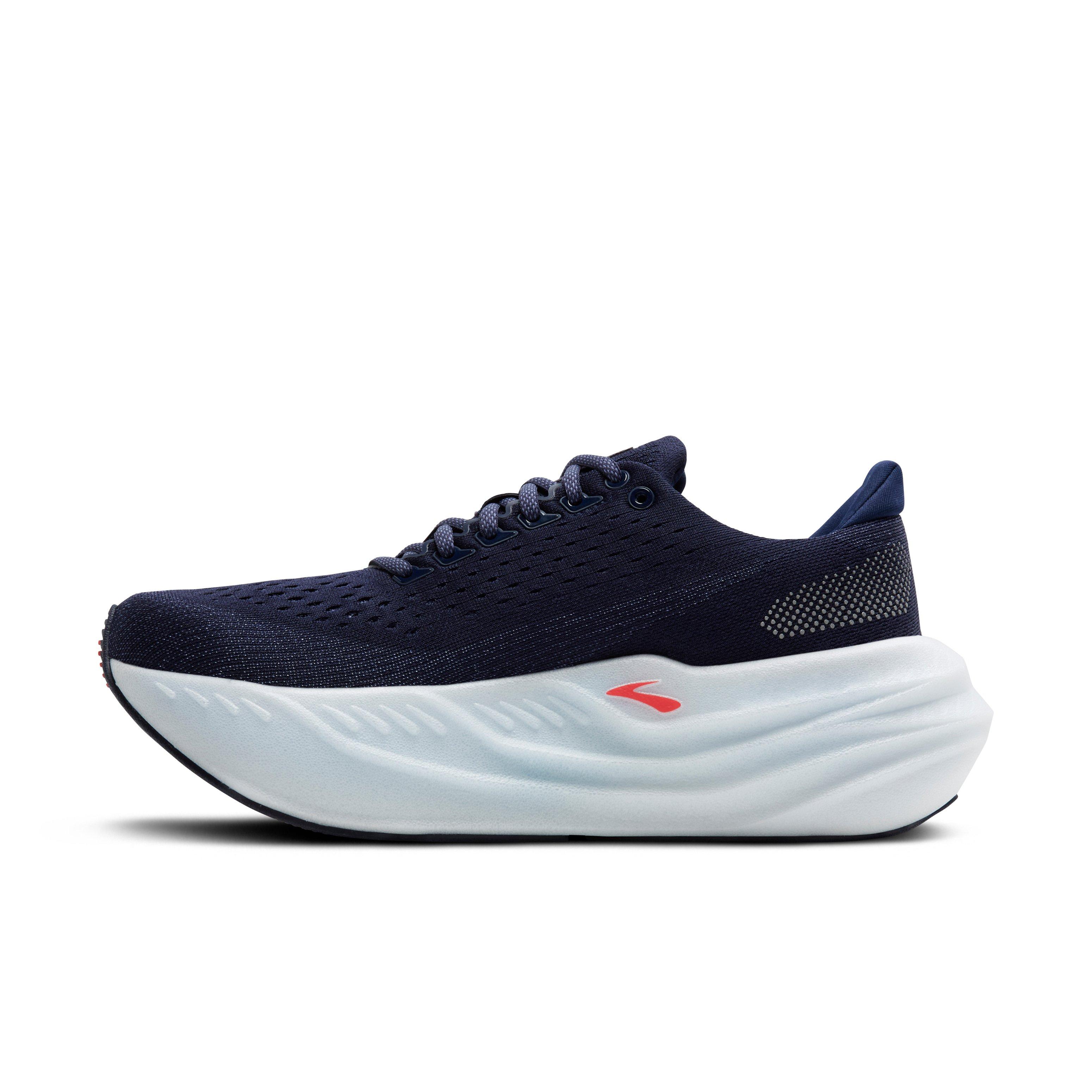 Brooks Glycerin Max "Peacoat/Blue Ribbon/Hot Coral" Women's Running Shoe - PEACOAT/BLUE/CORAL Thumbnail View 2