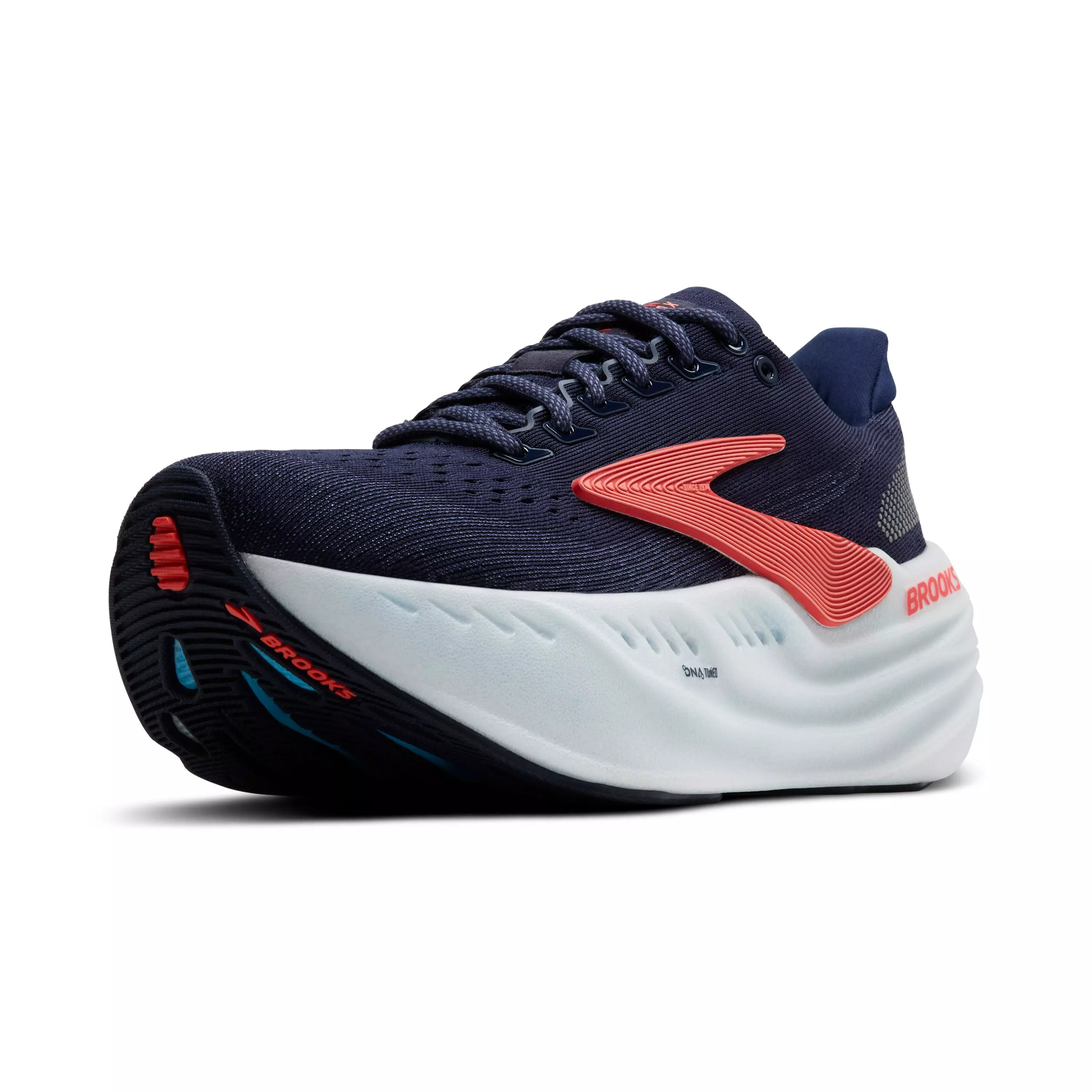 Brooks Glycerin Max "Peacoat/Blue Ribbon/Hot Coral" Women's Running Shoe - PEACOAT/BLUE/CORAL