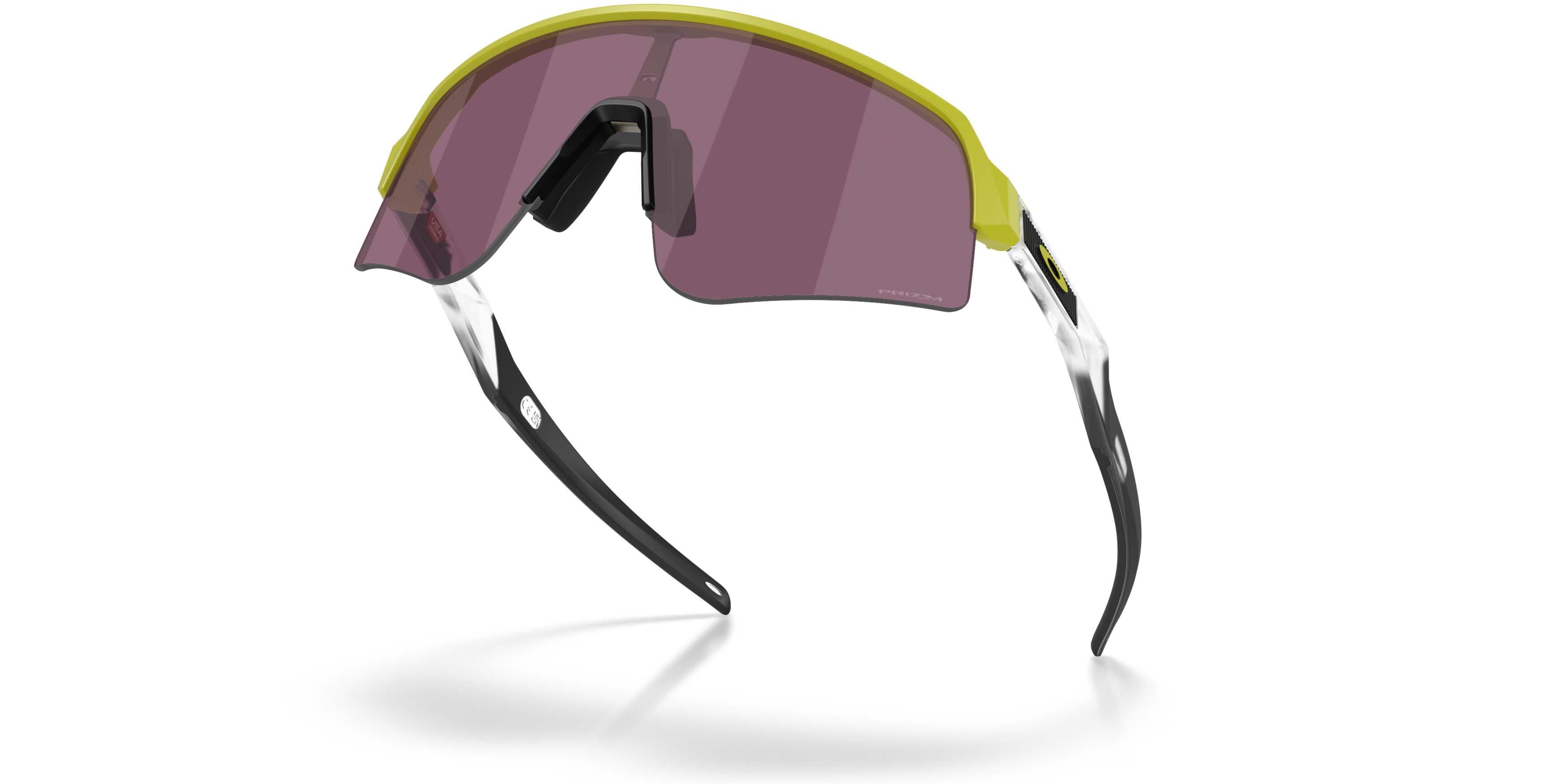 Oakley Sutro Lite Sweep Limitless Collection Prizm Road Black Sunglasses &ndash; Cactus - GREEN/SILVER Thumbnail View 3