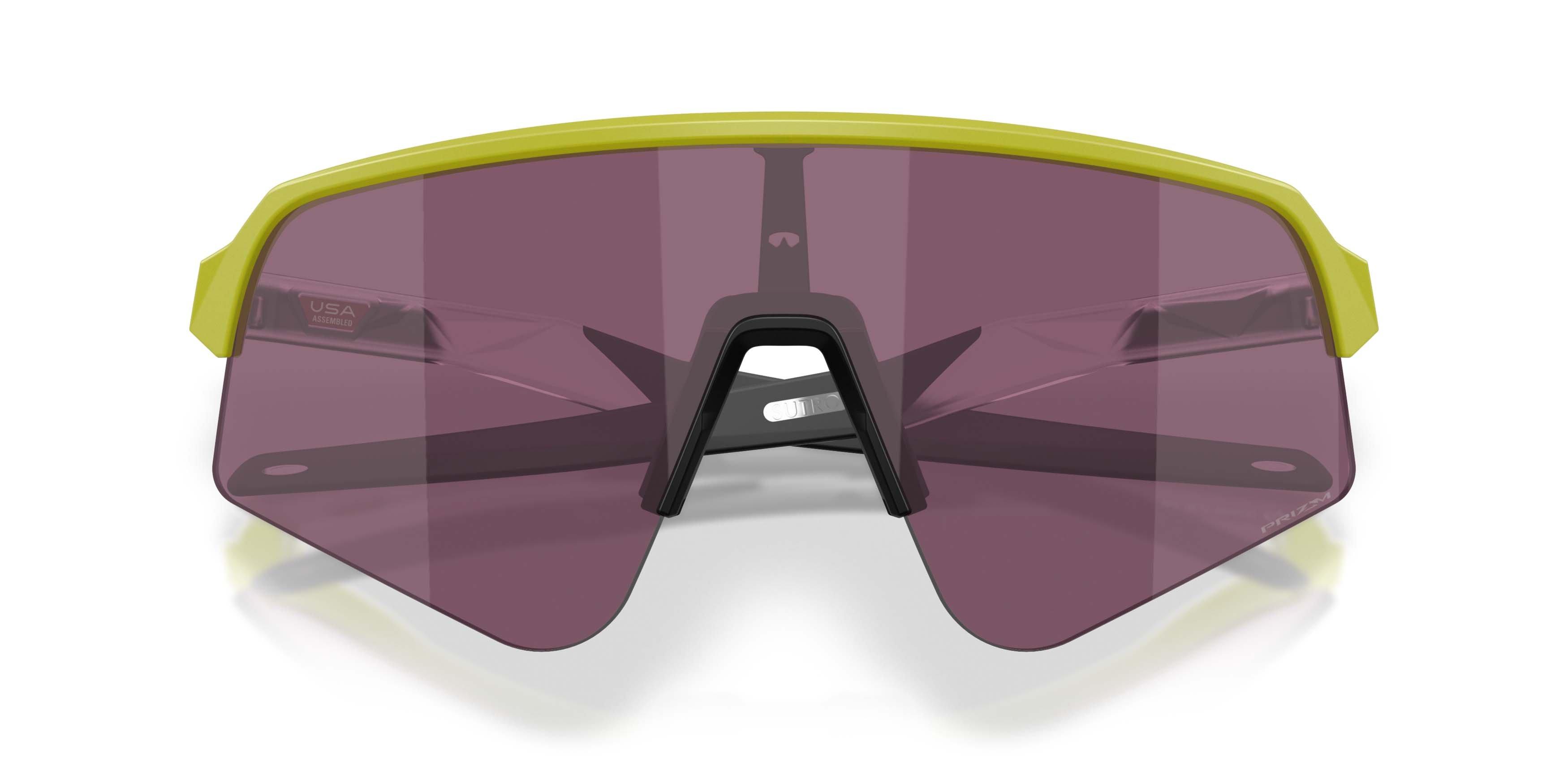 Oakley Sutro Lite Sweep Limitless Collection Prizm Road Black Sunglasses &ndash; Cactus - GREEN/SILVER Thumbnail View 7
