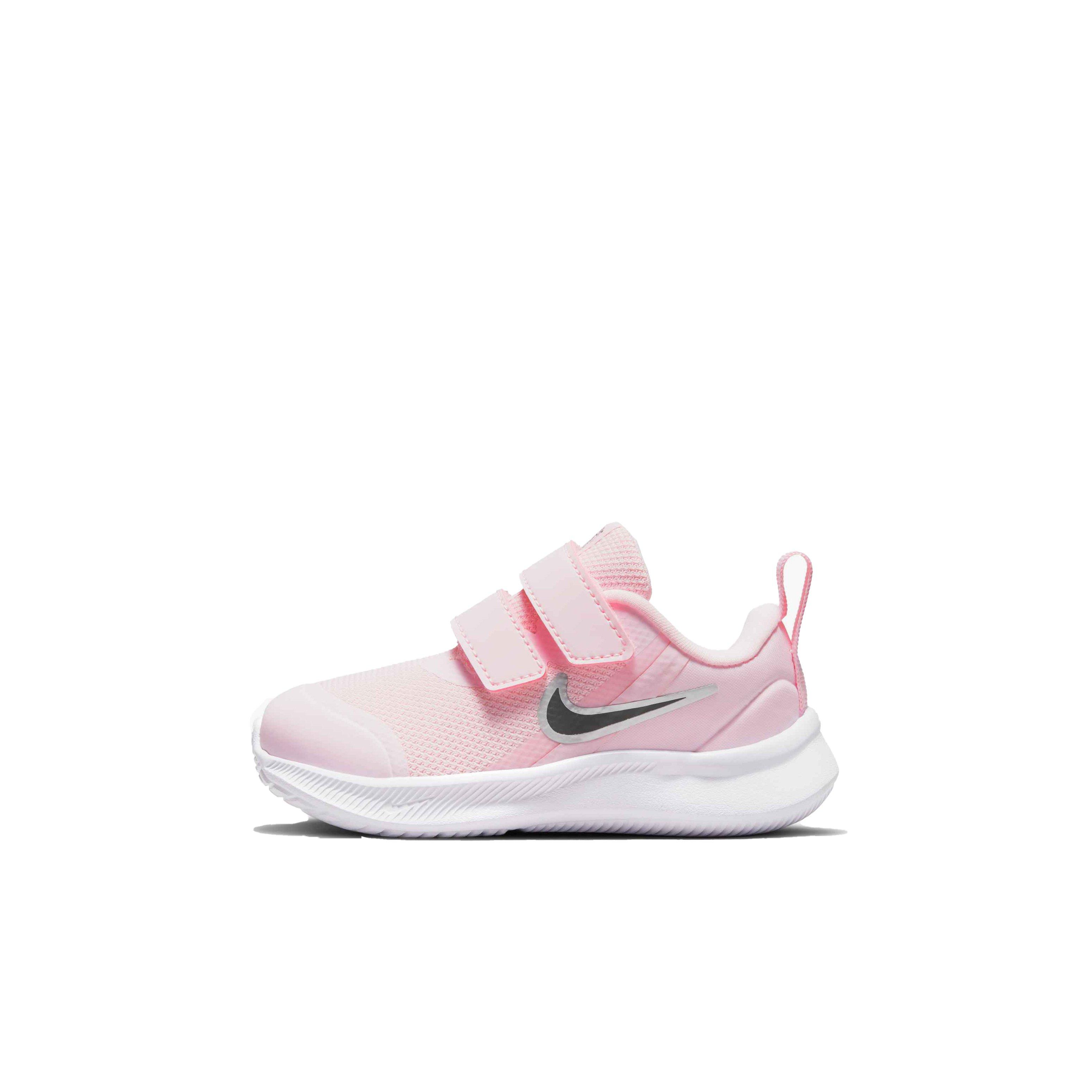 Nike Star Runner 3 "Pink Foam/Black" Infant Girls' Running Shoe - PINK Thumbnail View 2