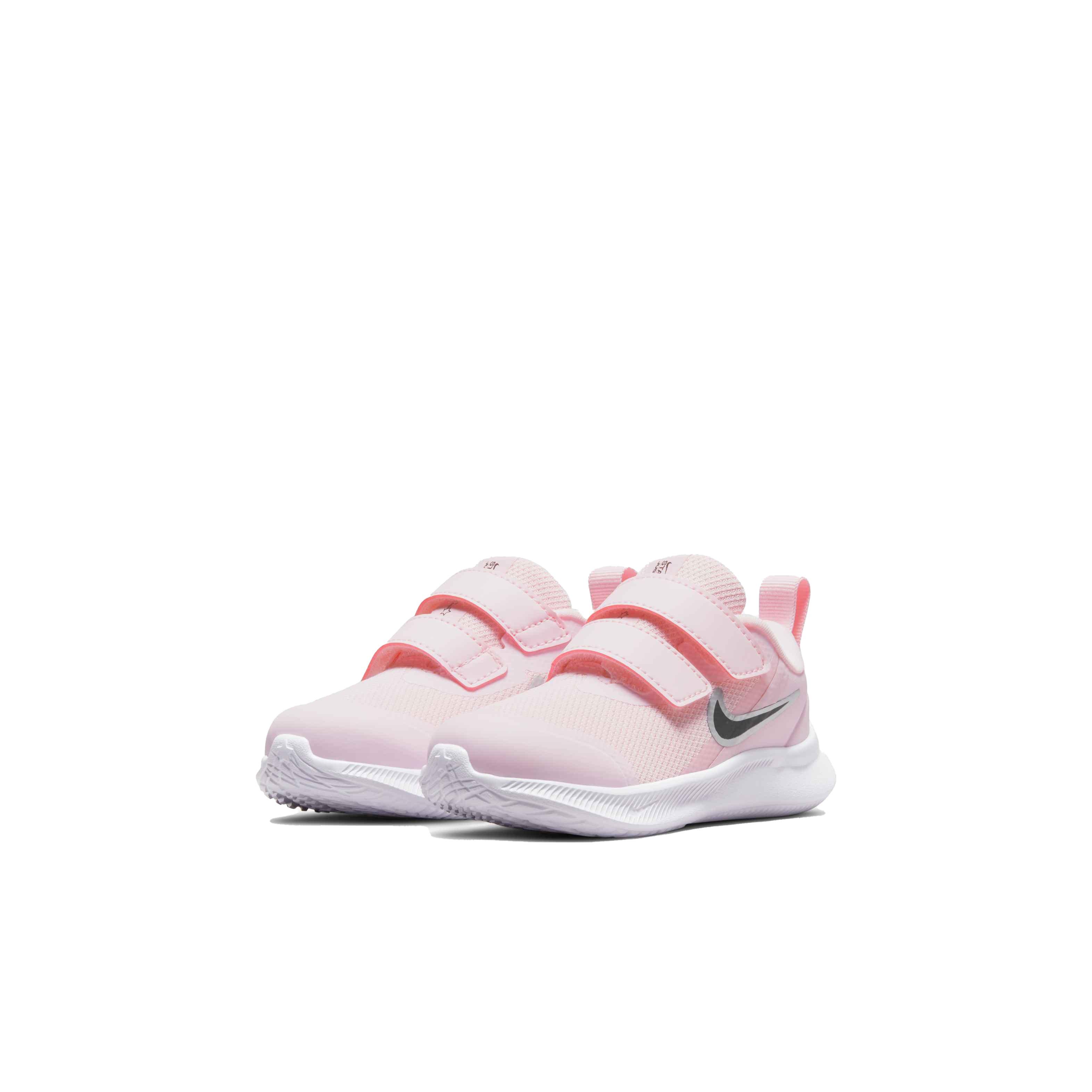Nike Star Runner 3 "Pink Foam/Black" Infant Girls' Running Shoe - PINK Thumbnail View 3