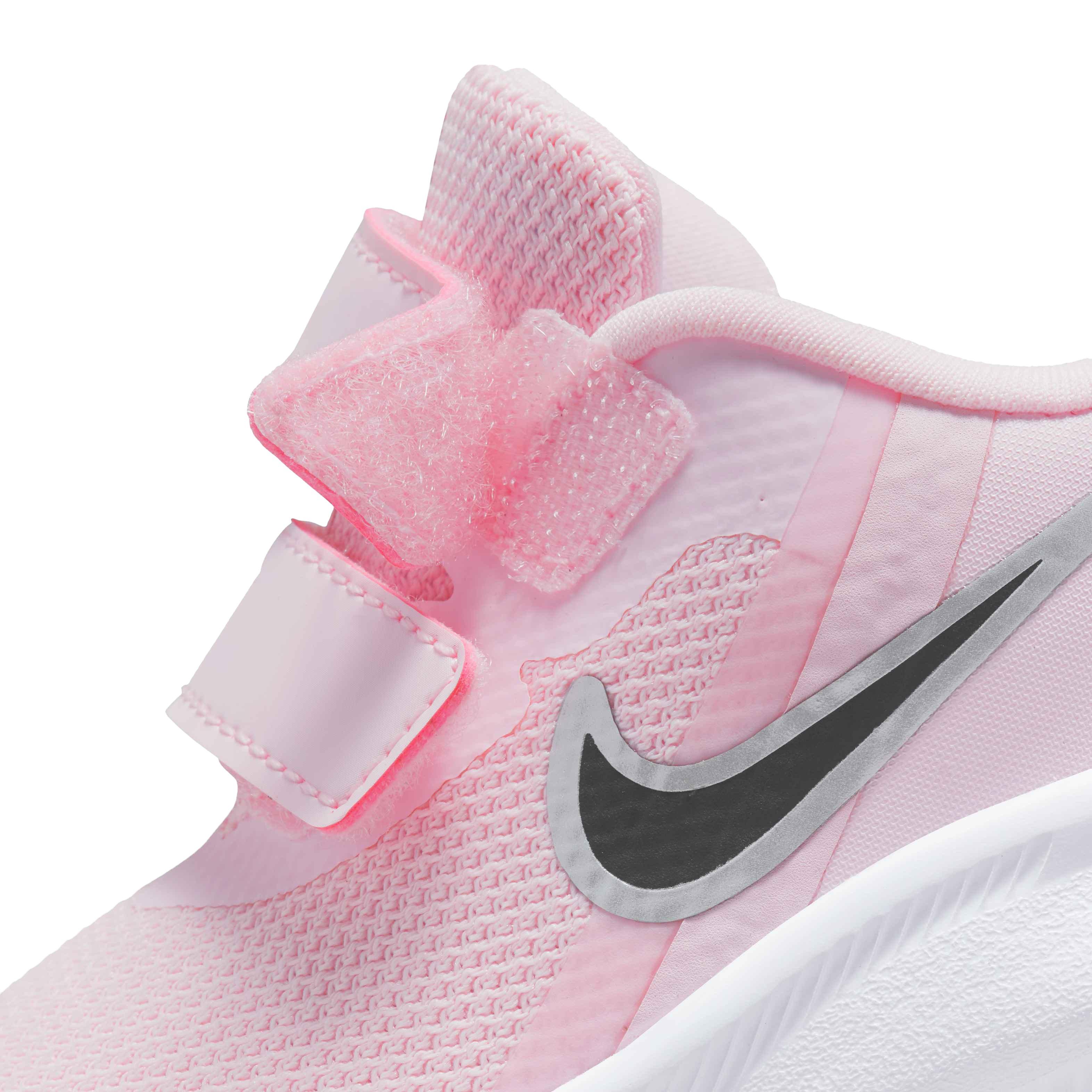 Nike Star Runner 3 "Pink Foam/Black" Infant Girls' Running Shoe - PINK Thumbnail View 8