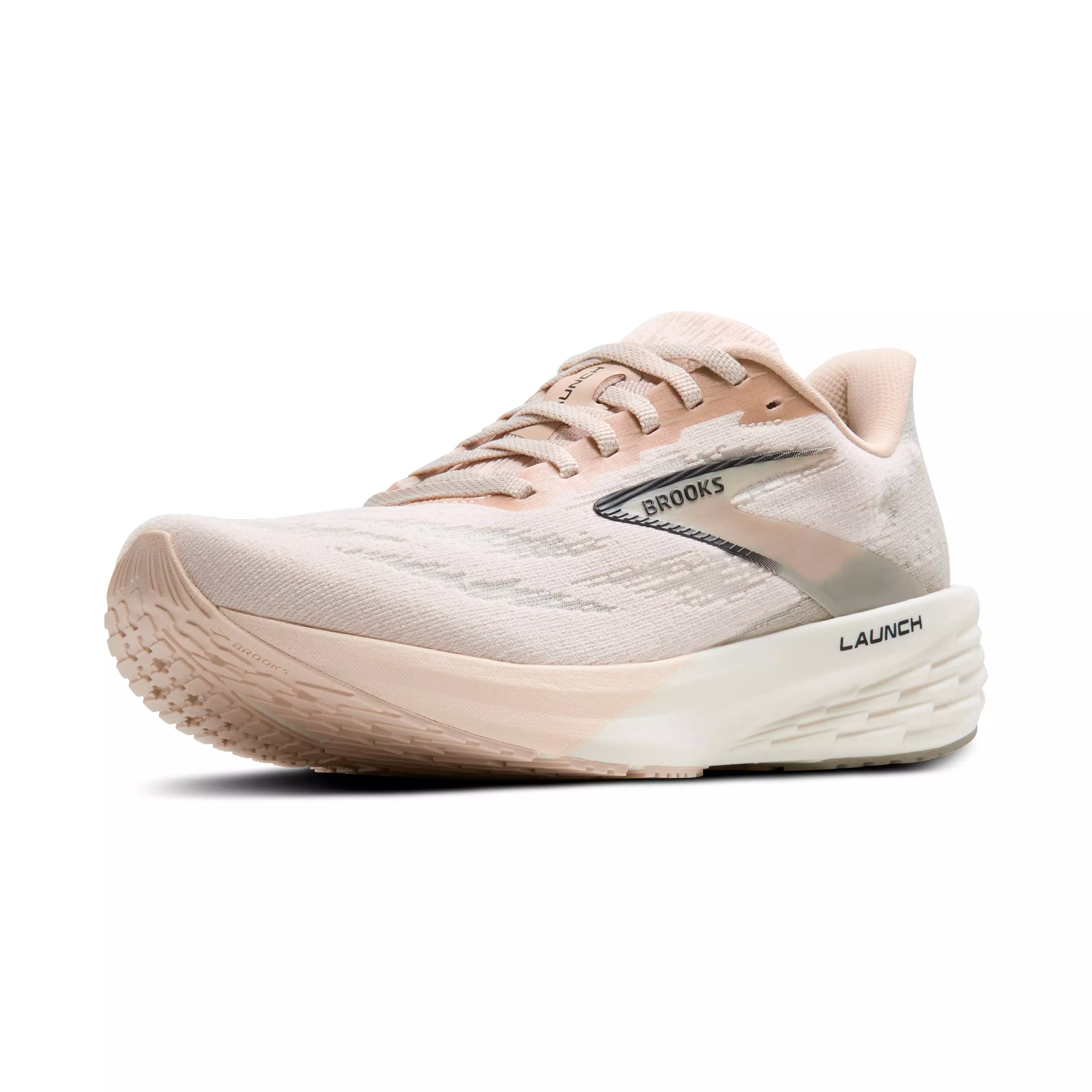 Brooks Launch 11 "Almond/Fog/Black" Women's Running Shoe - ALMOND/FOG/BLACK