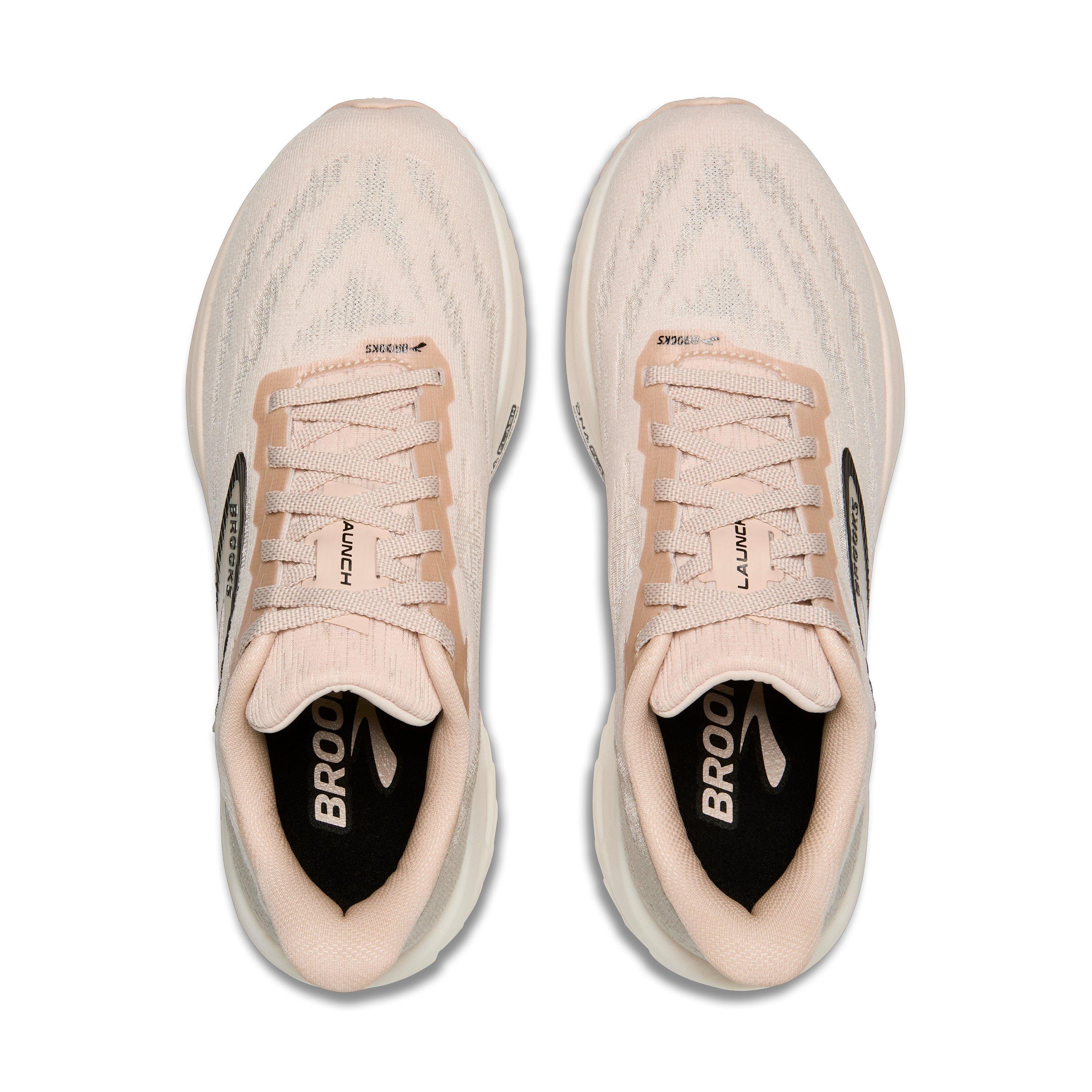 Brooks Launch 11 "Almond/Fog/Black" Women's Running Shoe - ALMOND/FOG/BLACK Thumbnail View 5