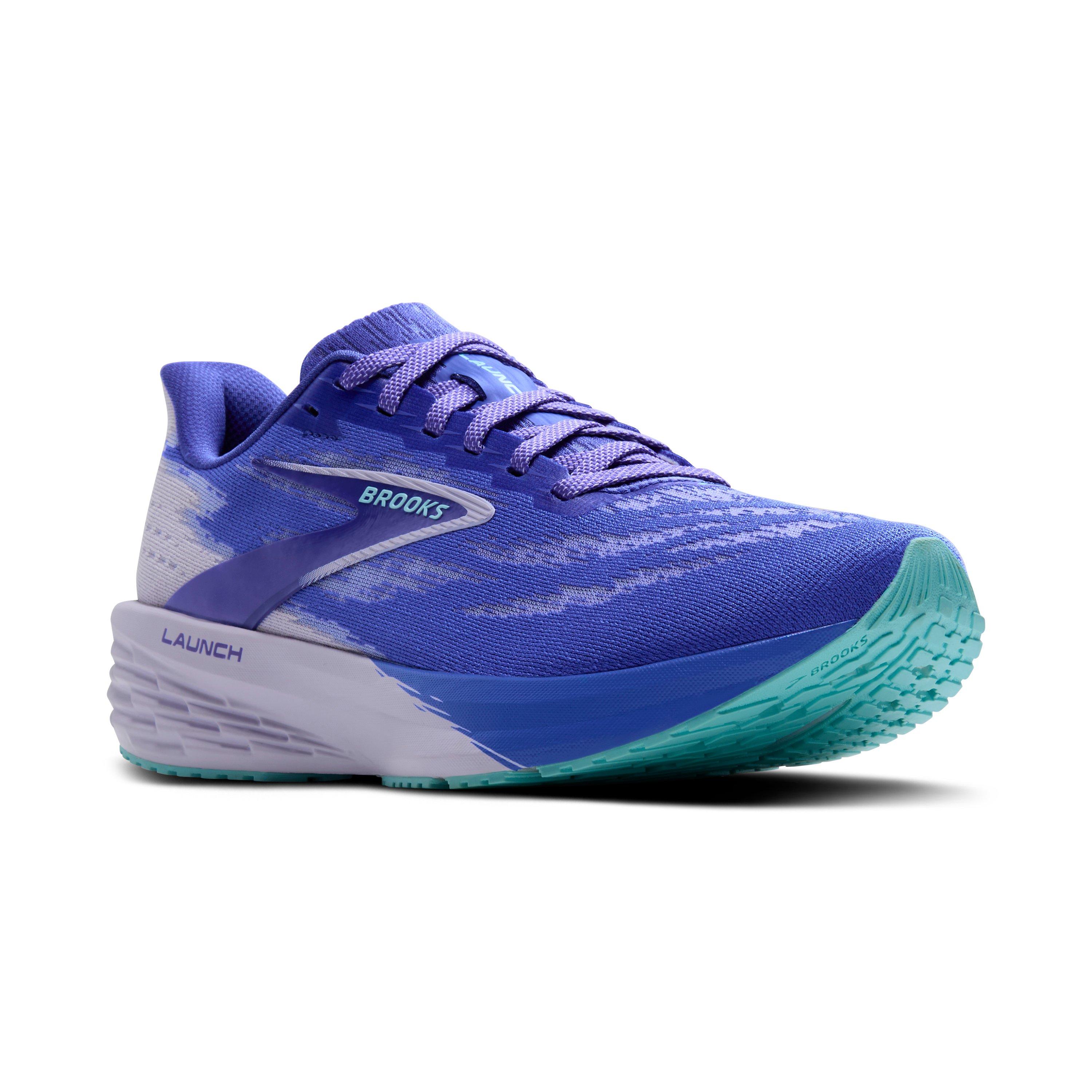 Brooks Launch 11 "Amparo/Thistle/Limpet" Women's Running Shoe - AMPARO/THISTLE/LIMPET Thumbnail View 4