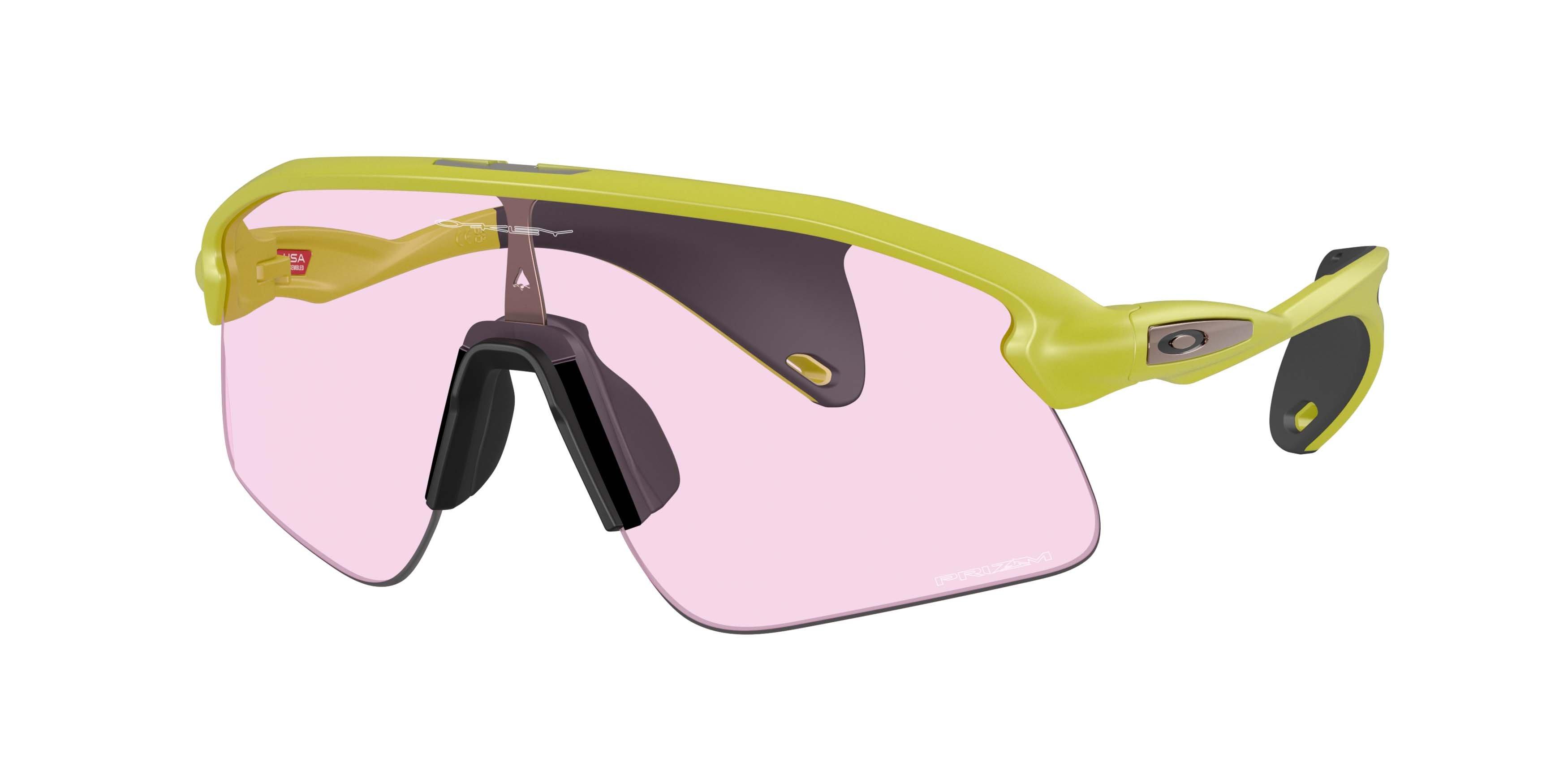 Oakley Stunt Devil Limitless Collection Prizm Low Light Sunglasses &ndash; Cactus - GREEN/PINK Thumbnail View 1