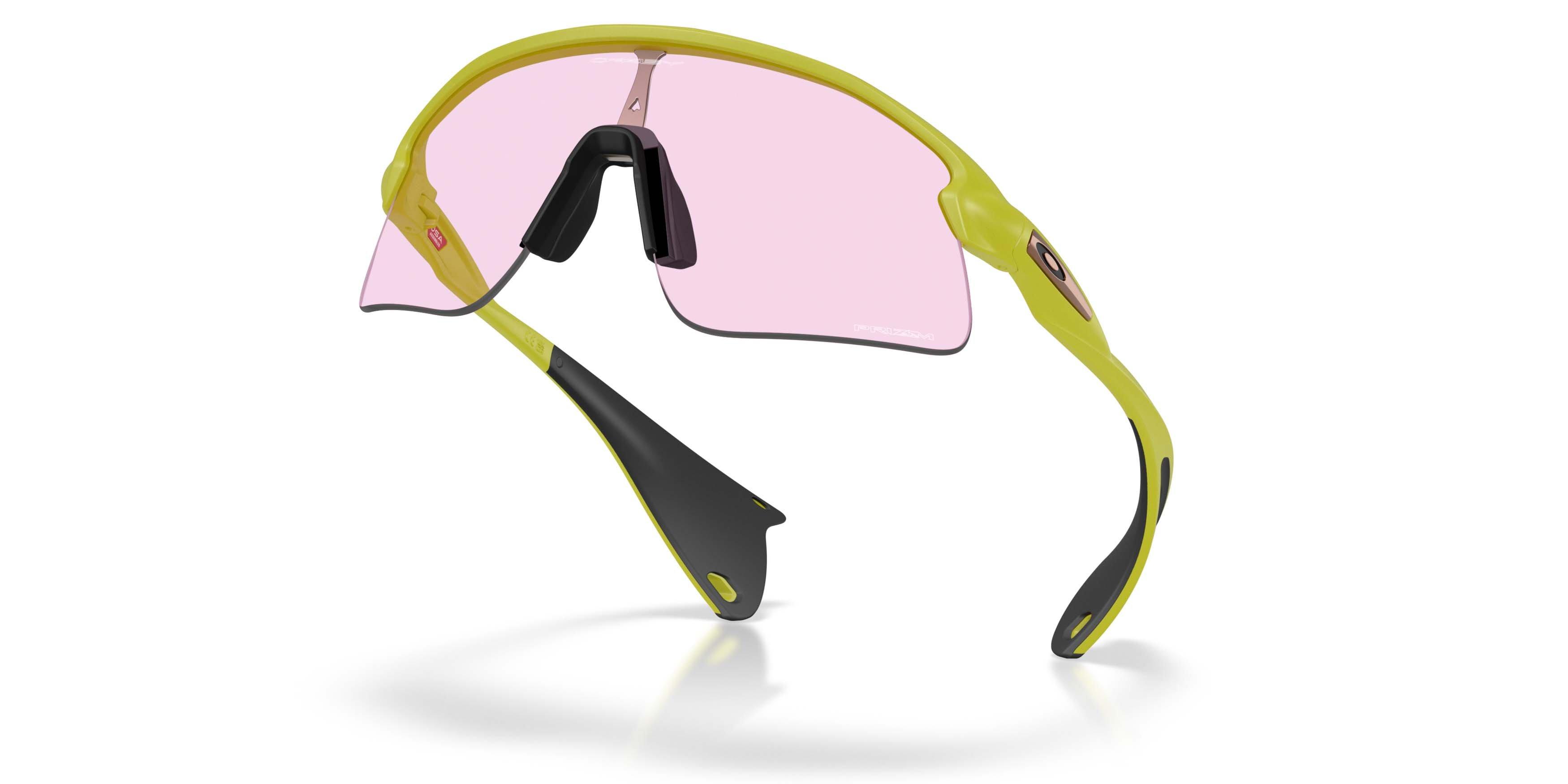 Oakley Stunt Devil Limitless Collection Prizm Low Light Sunglasses &ndash; Cactus - GREEN/PINK Thumbnail View 3