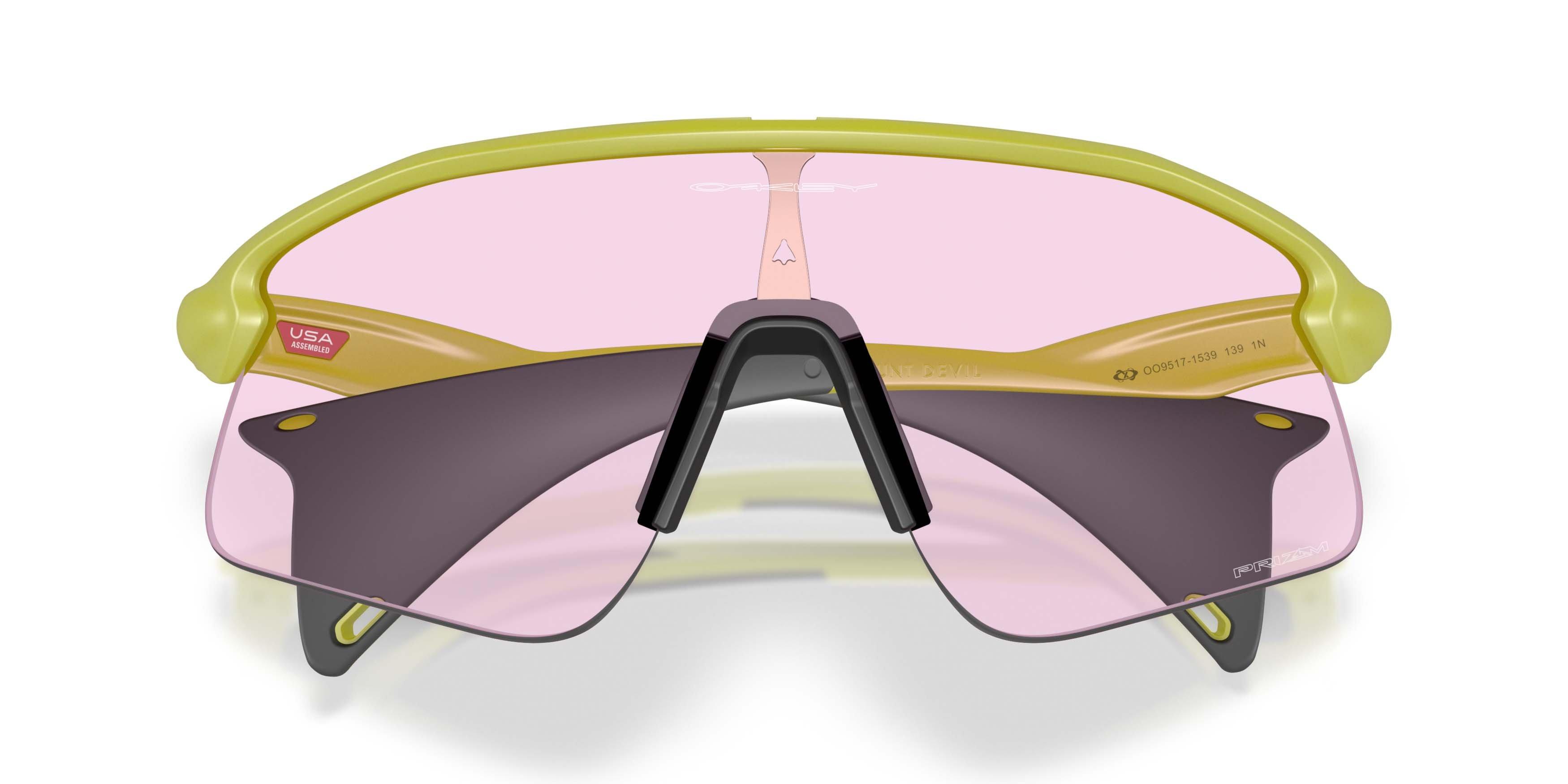 Oakley Stunt Devil Limitless Collection Prizm Low Light Sunglasses &ndash; Cactus - GREEN/PINK Thumbnail View 7
