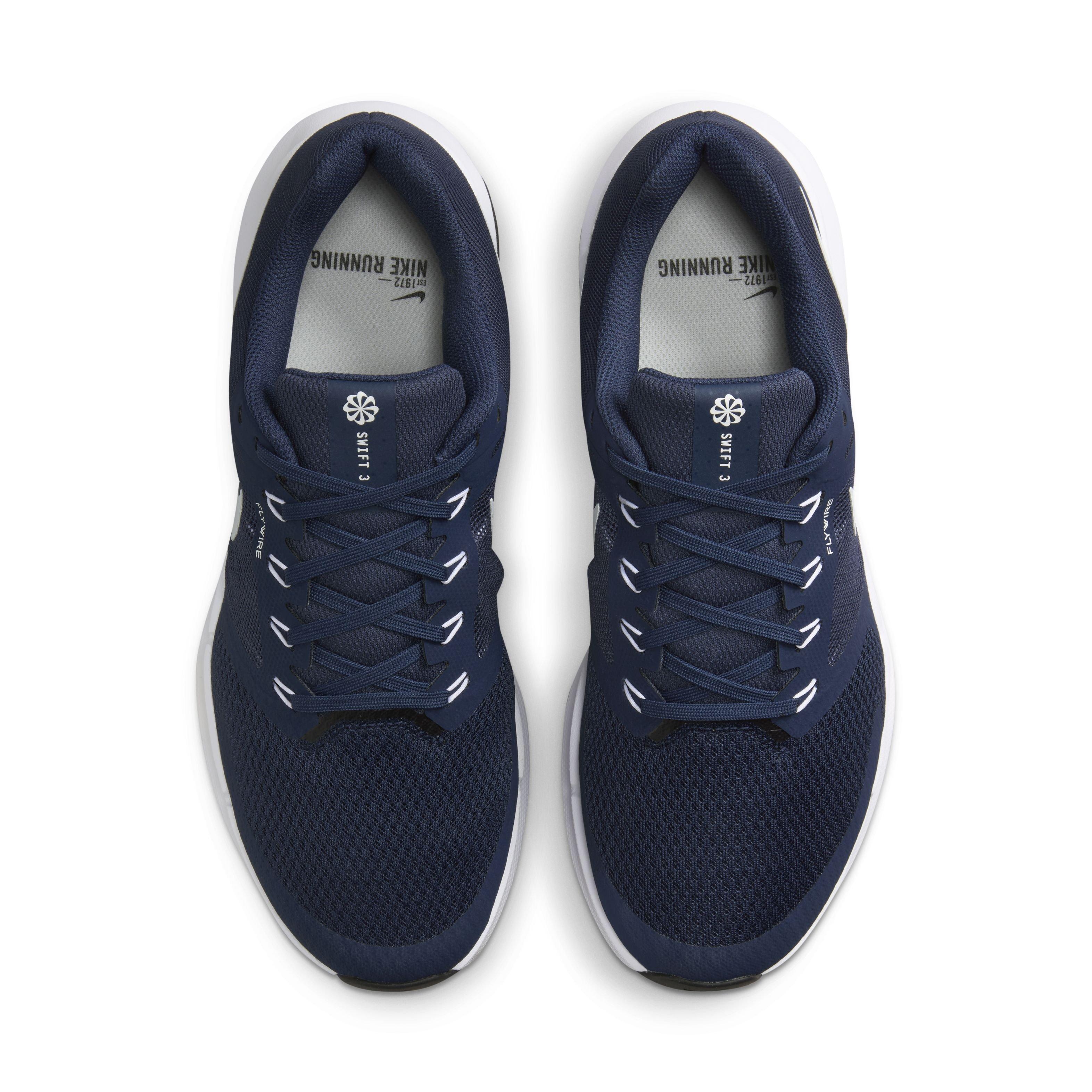Nike Run Swift 3 "Navy/White" Men's Running Shoe - NAVY/WHITE Thumbnail View 4