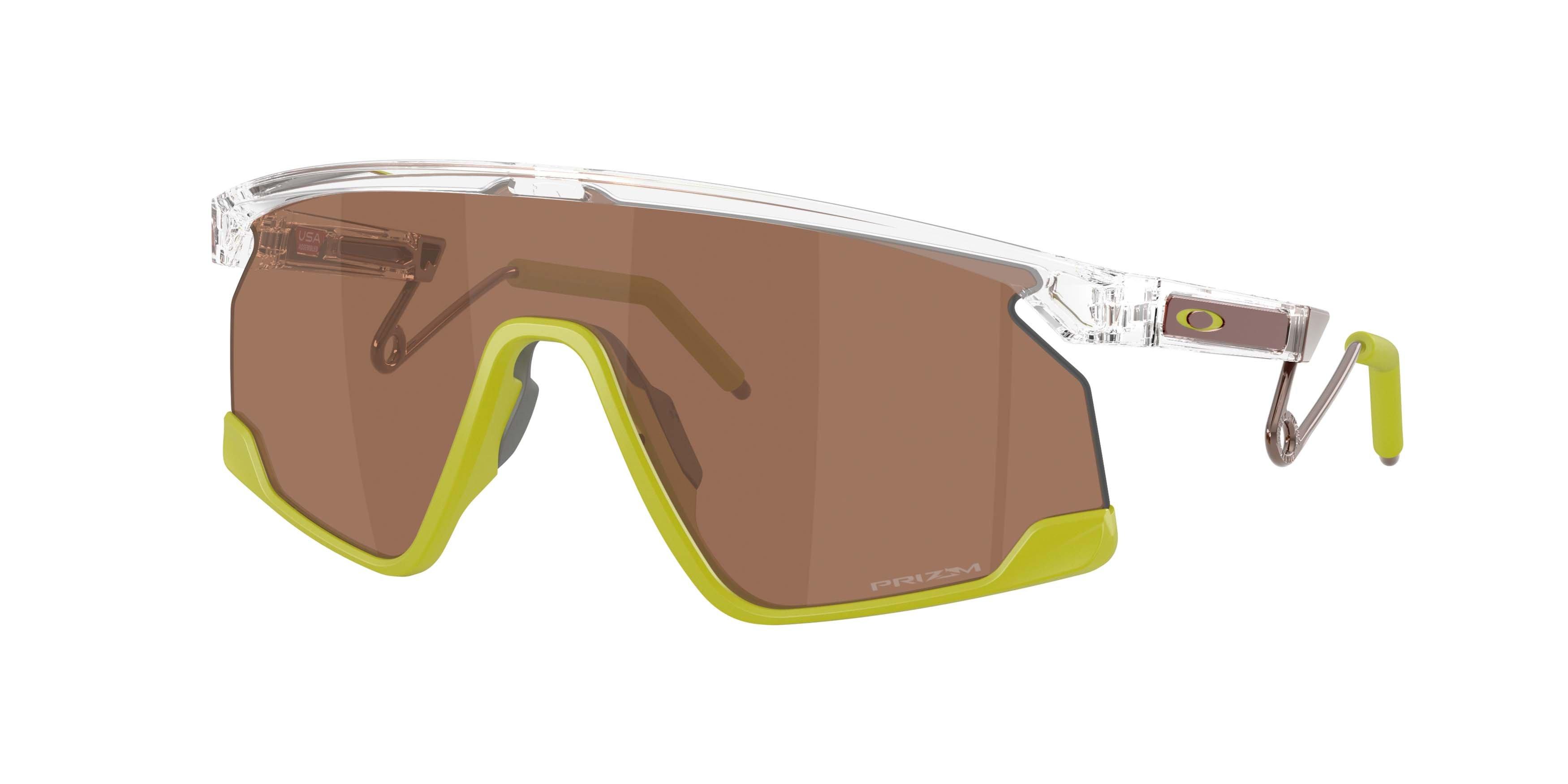 Oakley BXTR Metal Limitless Collection Prizm Tungsten Sunglasses &ndash; Polished Clear - CLEAR Thumbnail View 1