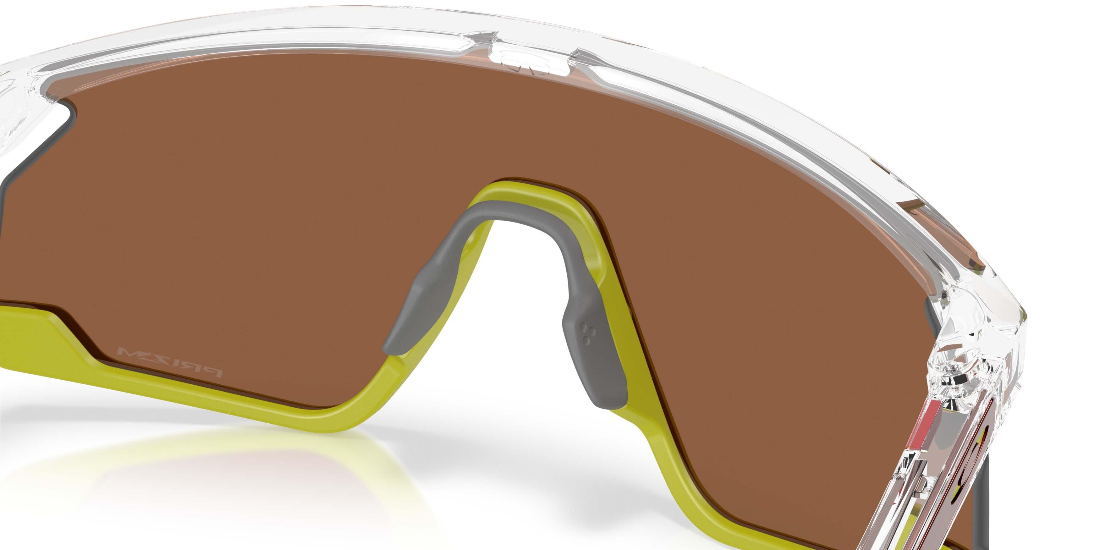 Oakley BXTR Metal Limitless Collection Prizm Tungsten Sunglasses &ndash; Polished Clear - CLEAR Thumbnail View 5