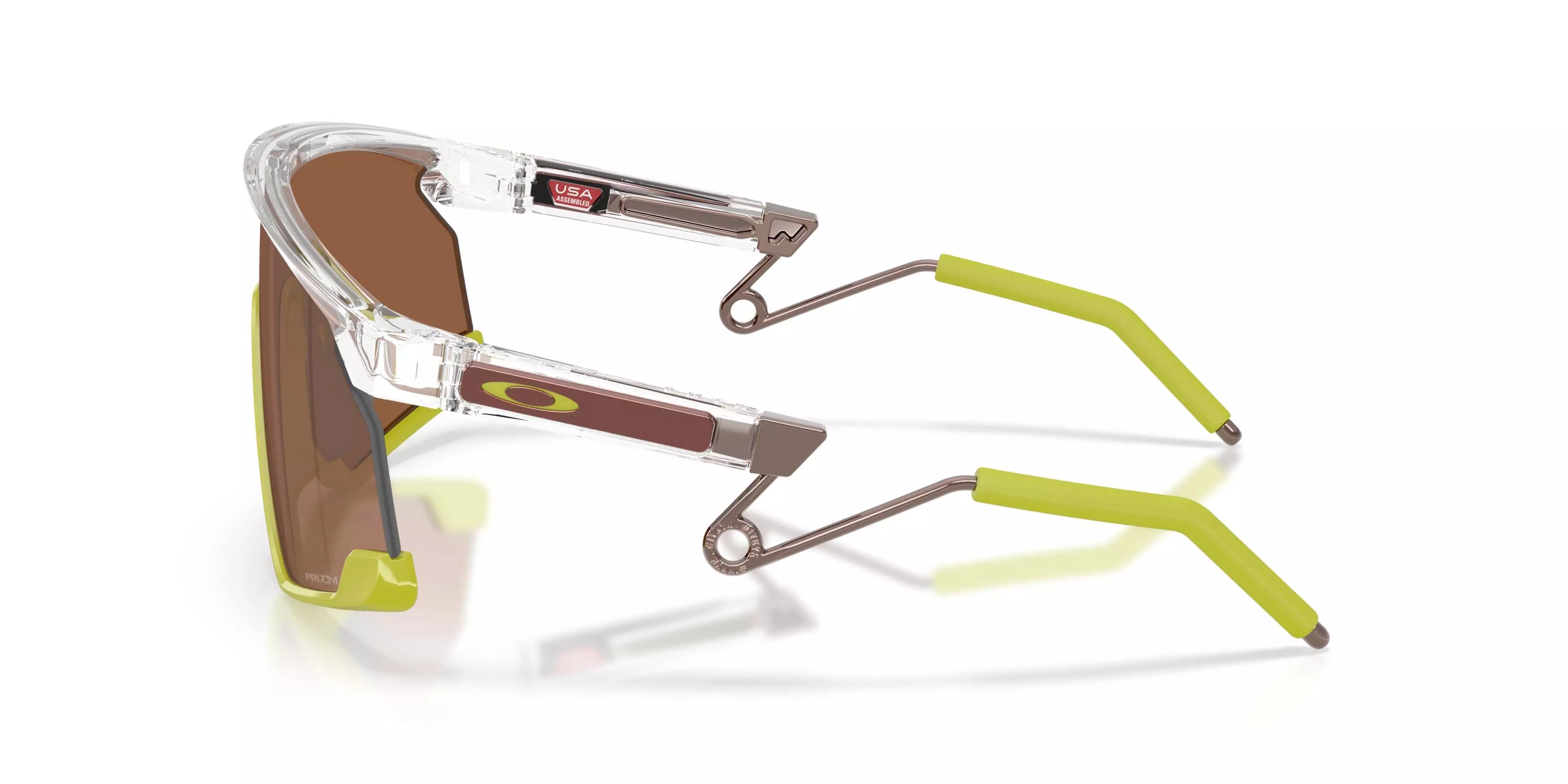 Oakley BXTR Metal Limitless Collection Prizm Tungsten Sunglasses &ndash; Polished Clear - CLEAR