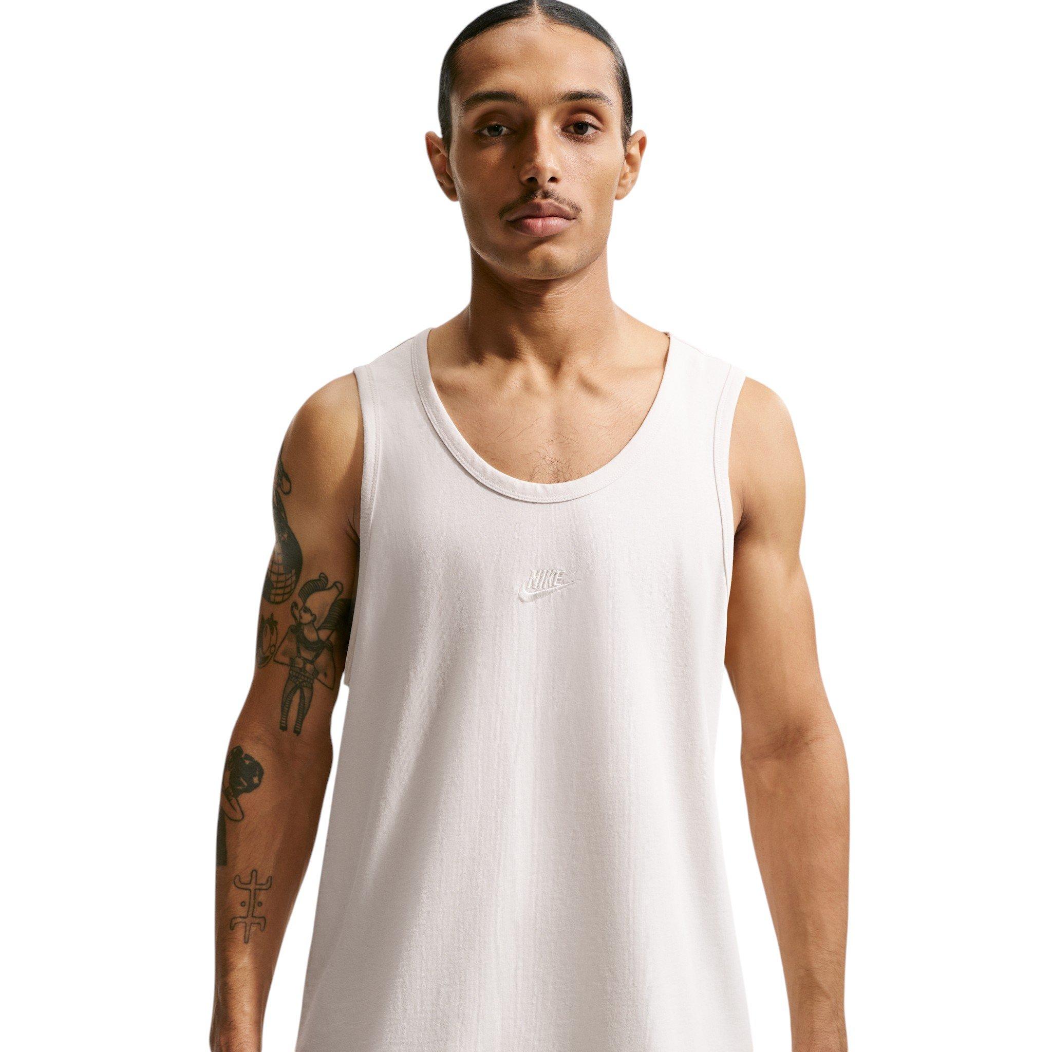 Nike Men's Sportswear Premium Essentials Tank - Off-White - OFF-WHITE