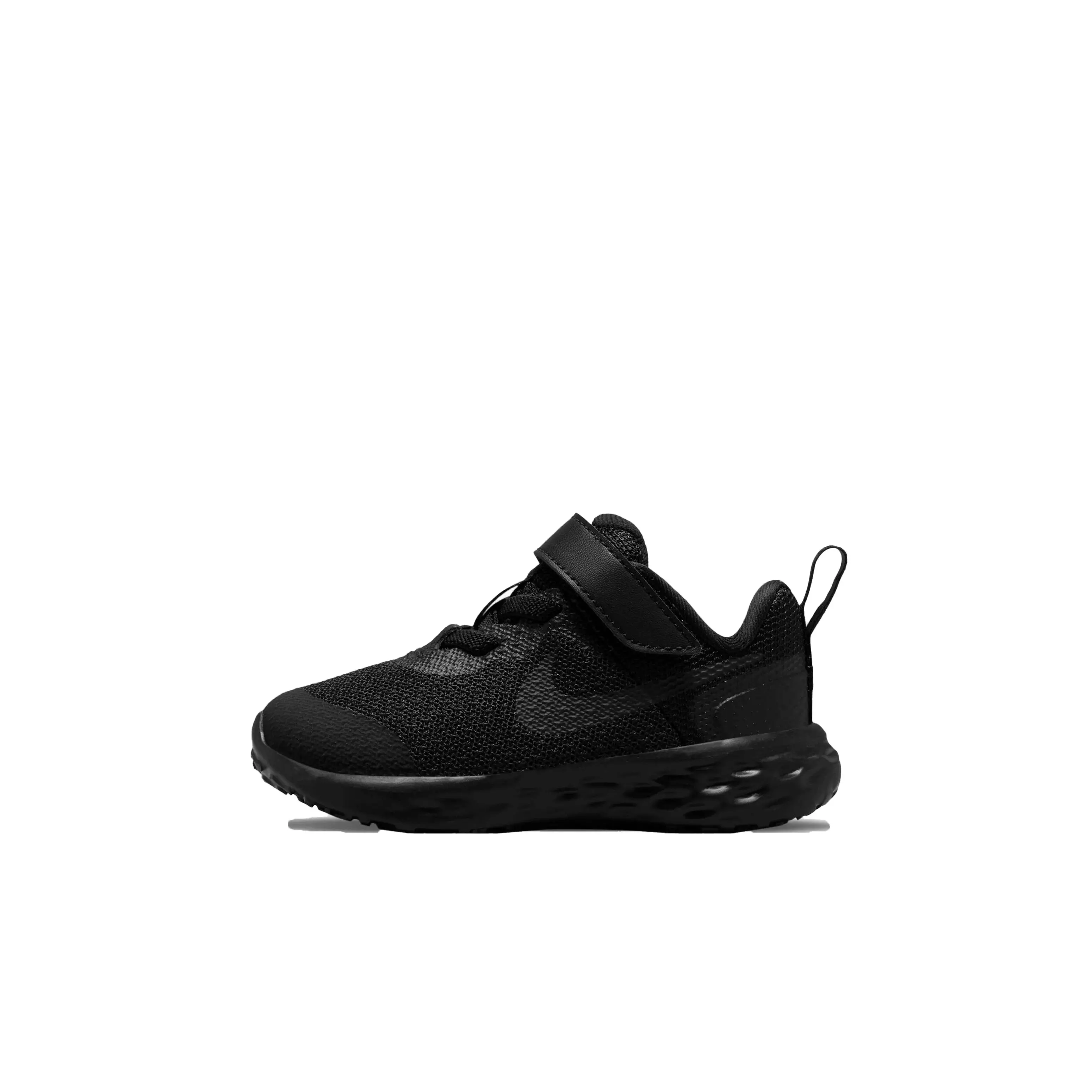 Nike Revolution 6 "Black/Black/Dark Smoke Grey" Infant Boys' Running Shoe - BLACK