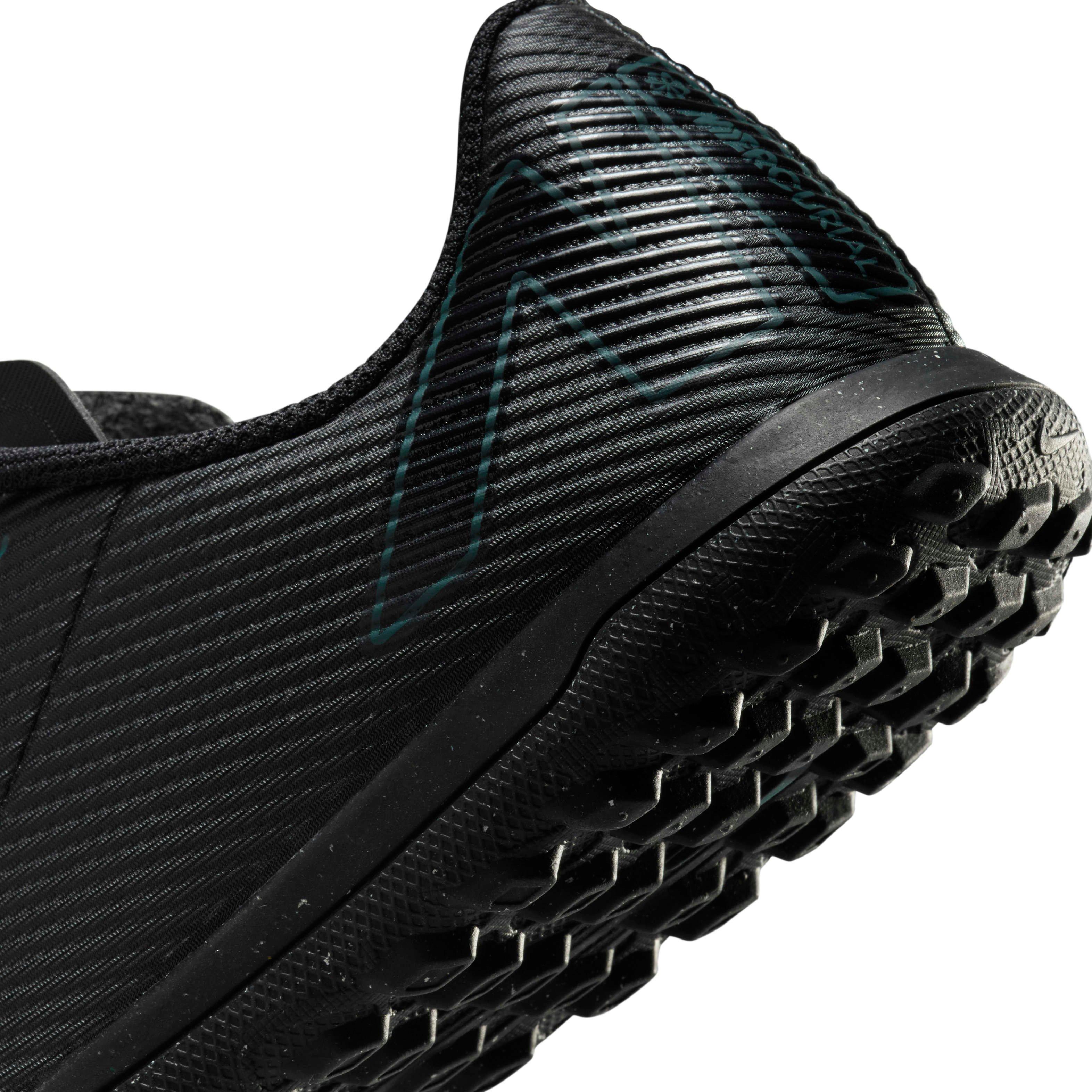 Nike Jr. Mercurial Vapor 16 Club Turf Preschool Kids' "Black/Deep Jungle/Black" Soccer Shoe