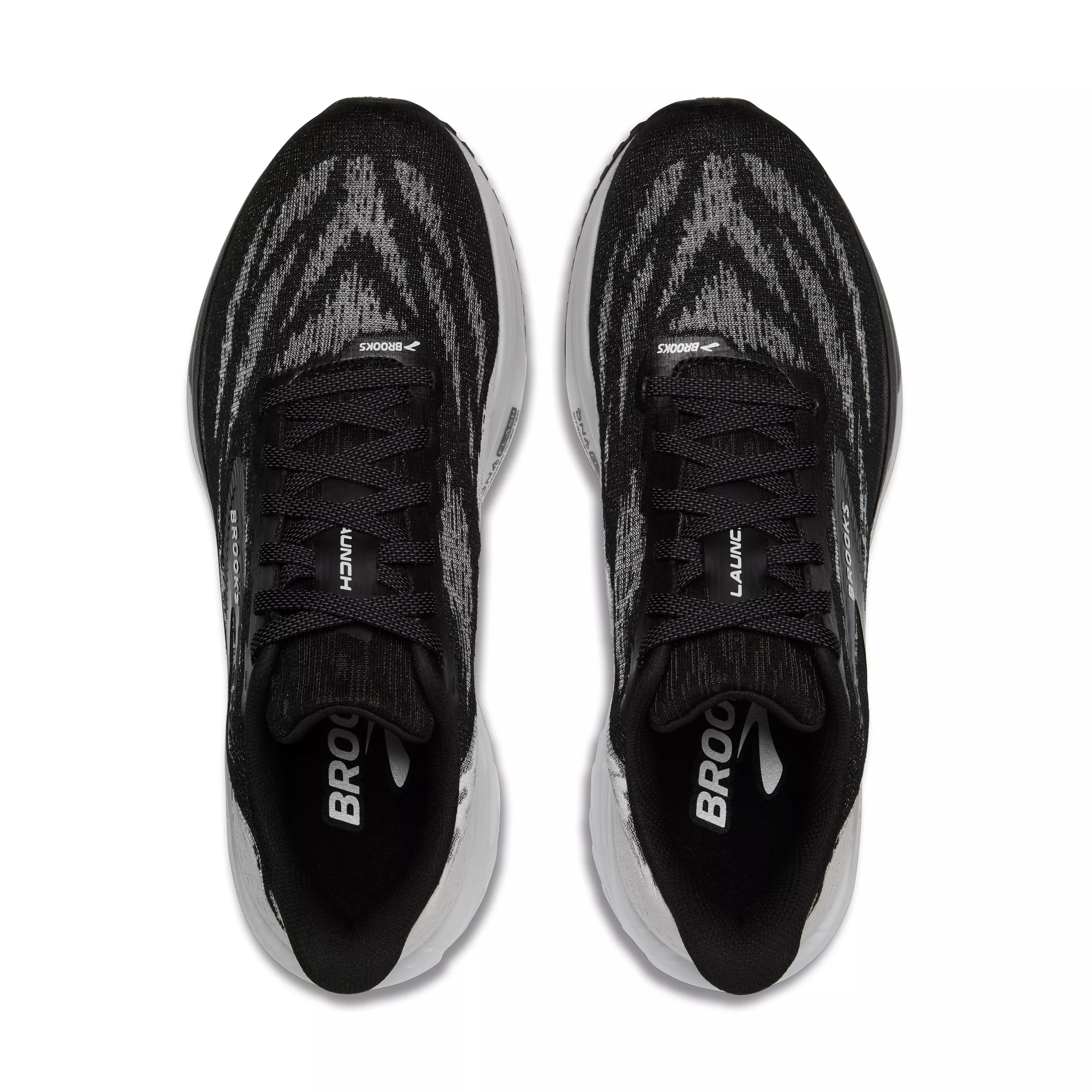 Brooks Launch 11 "Black/White" Women's Wide Running Shoe - BLACK/WHITE