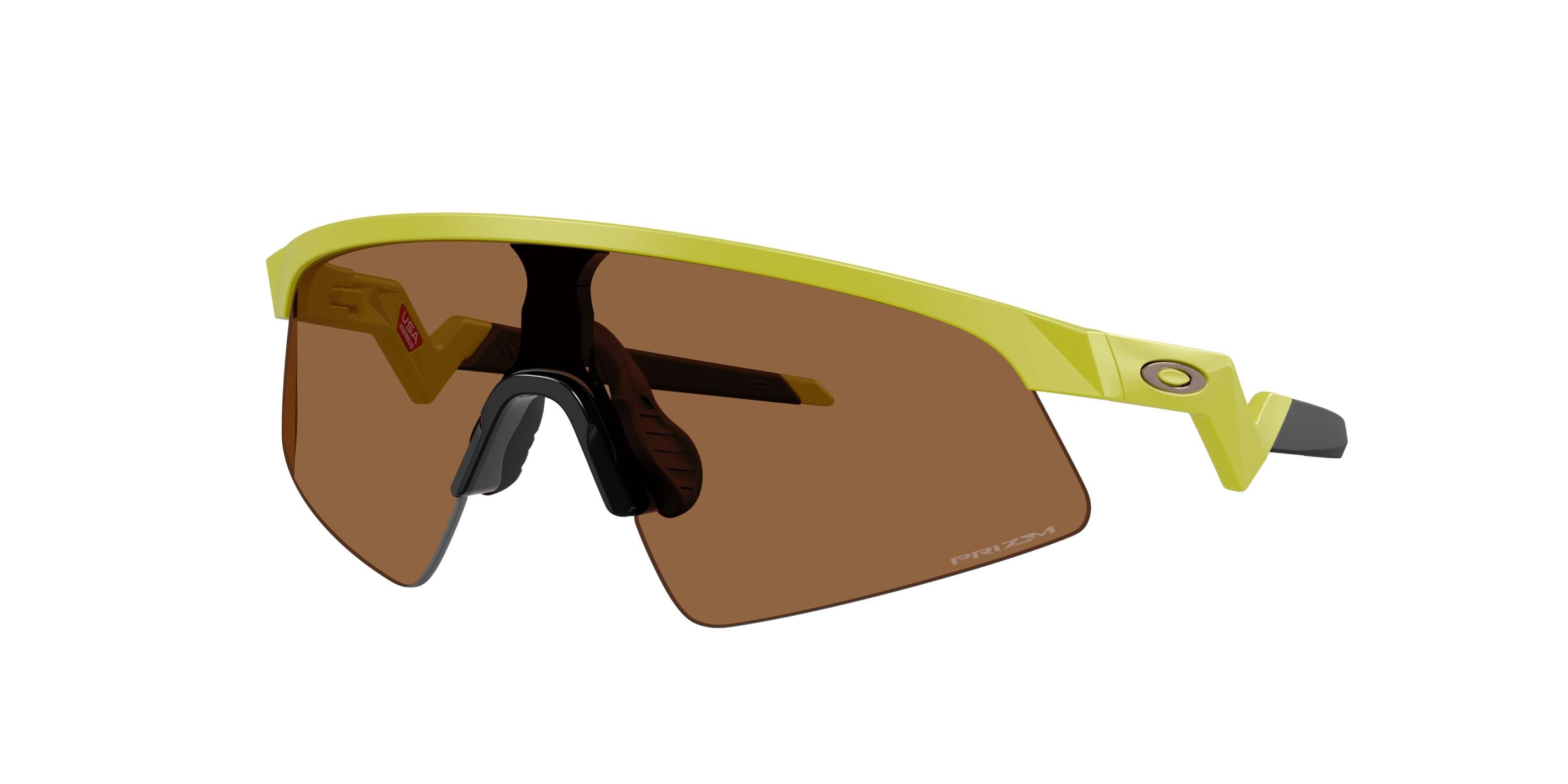 Oakley Youth Resistor Sweep Prizm Bronze Sunglasses &ndash; Cactus - GREEN/BROWN Thumbnail View 1