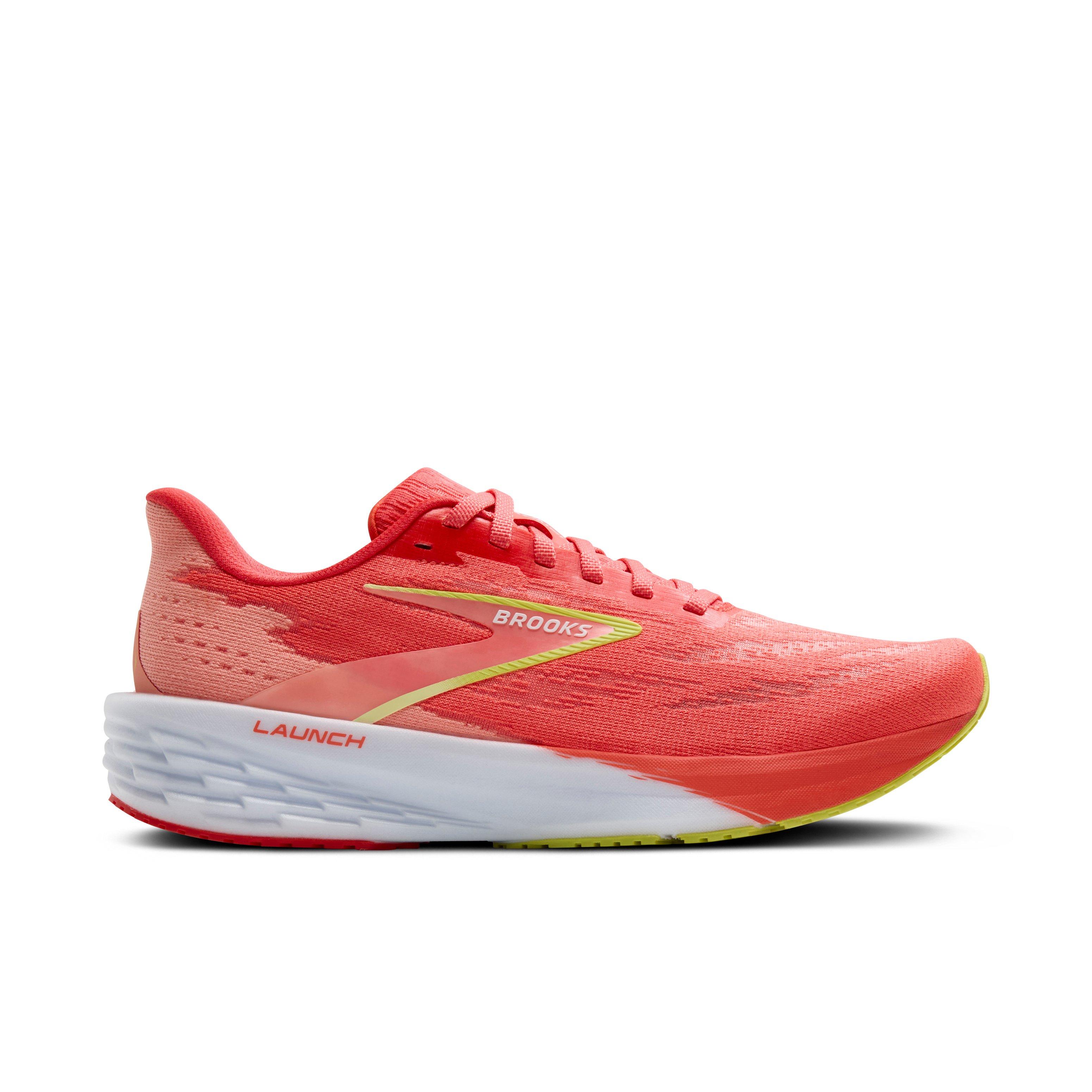 Brooks Launch 11 "Coral/Primrose/White" Women's Running Shoe - CORAL/PRIMROSE/WHITE Thumbnail View 1
