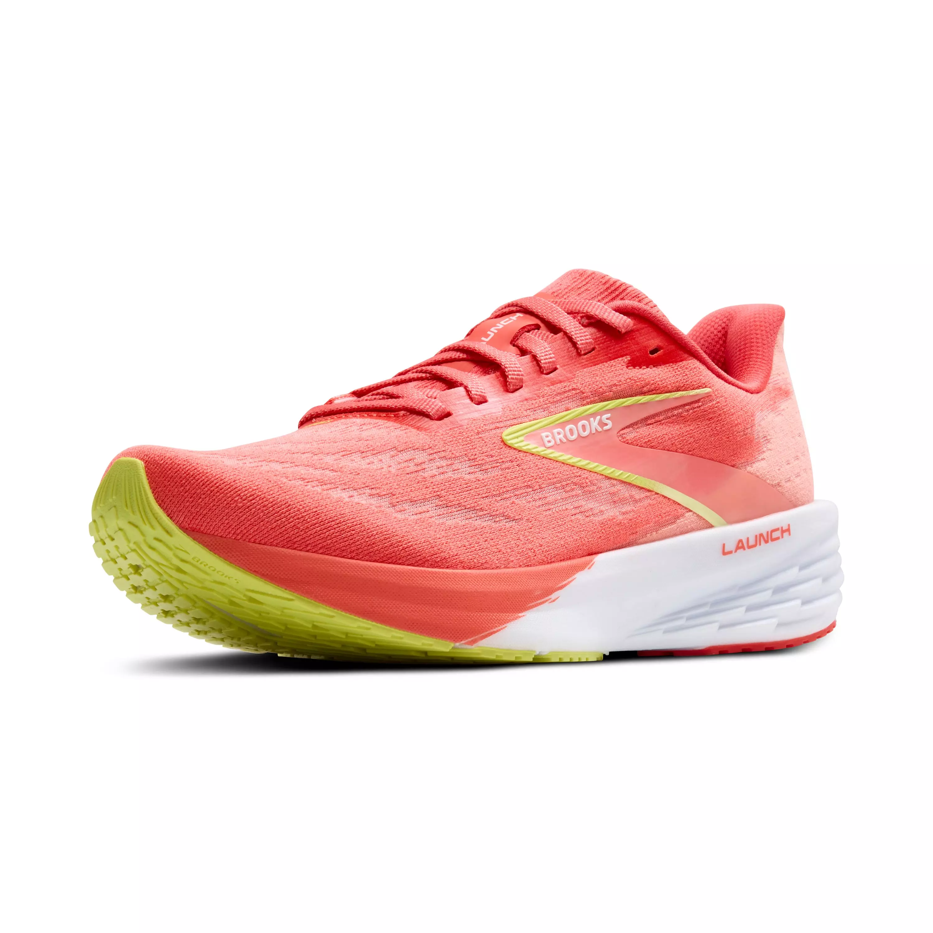 Brooks Launch 11 "Coral/Primrose/White" Women's Running Shoe - CORAL/PRIMROSE/WHITE