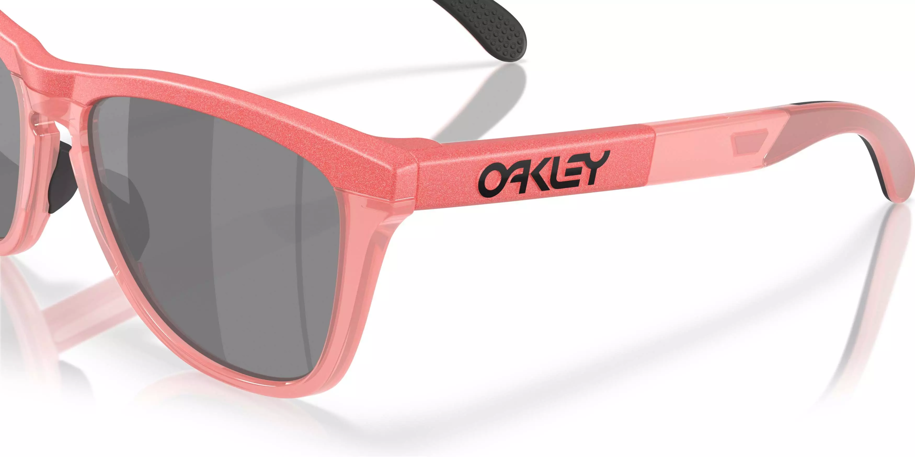 Oakley Frogskins Range Velocity Collection Prizm Black Polarized Sunglasses &ndash; Muted Metallic Paloma - PINK/GREY