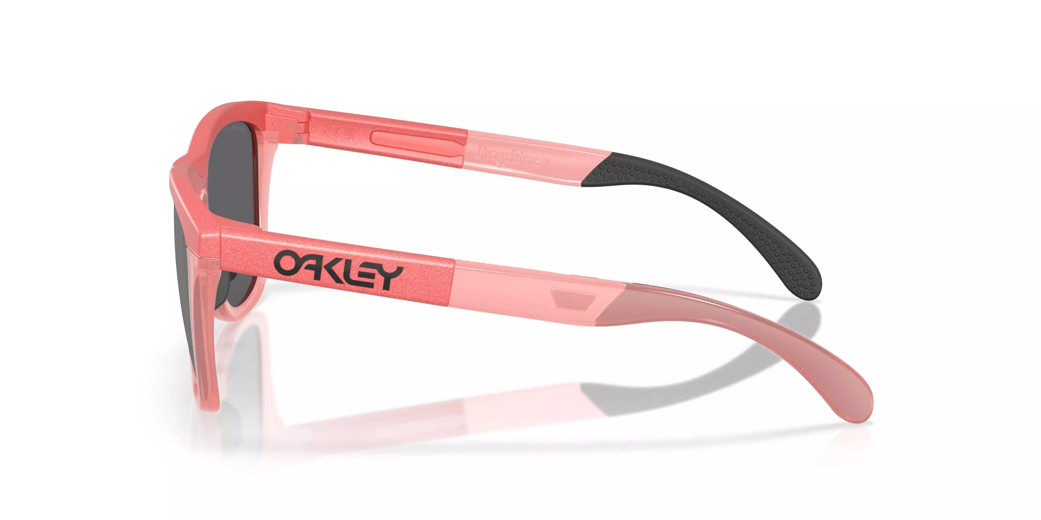 Oakley Frogskins Range Velocity Collection Prizm Black Polarized Sunglasses &ndash; Muted Metallic Paloma - PINK/GREY