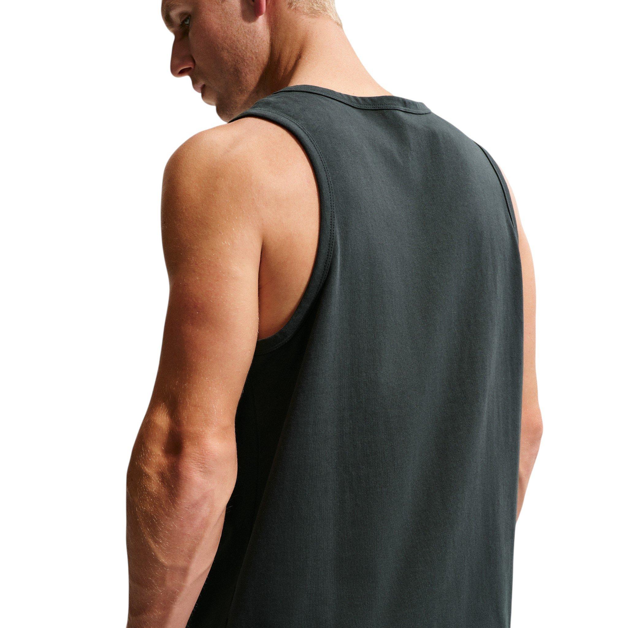Nike Men's Sportswear Premium Essentials Tank - Dark Green - DARK GREEN
