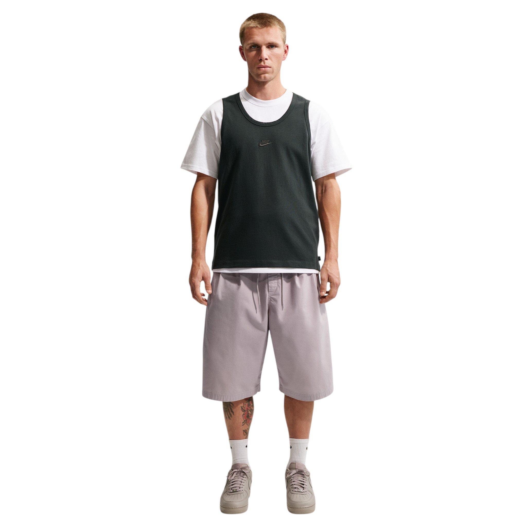 Nike Men's Sportswear Premium Essentials Tank - Dark Green - DARK GREEN