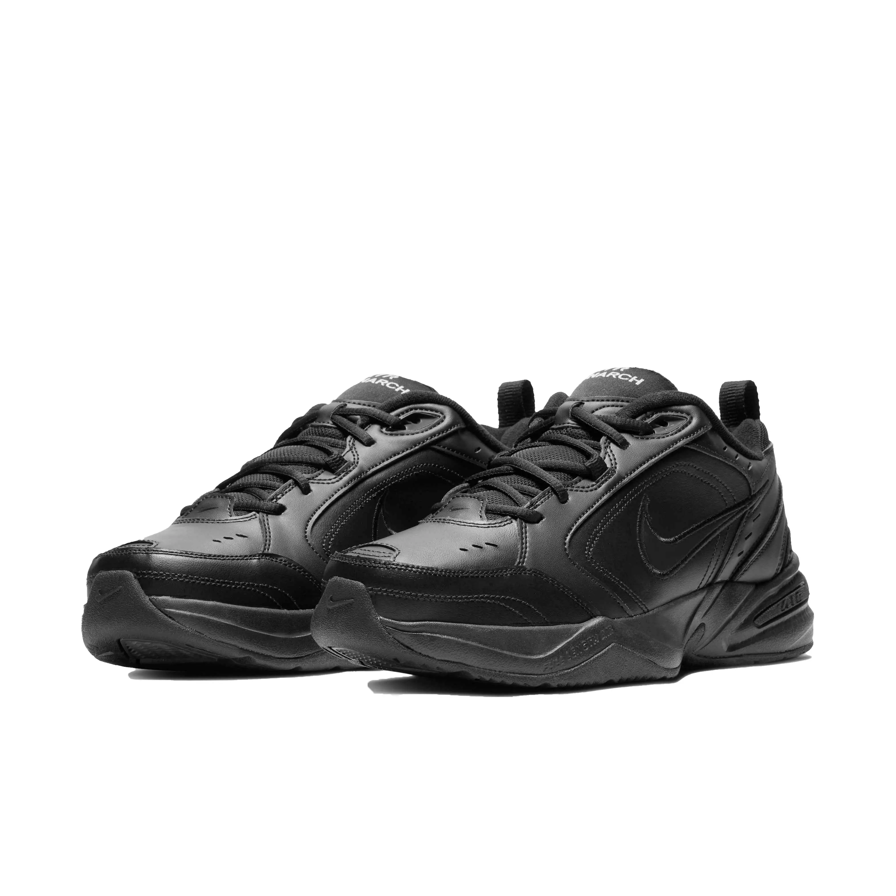 Nike Air Monarch IV "Black" Grade School Boys' Training Shoe - BLACK