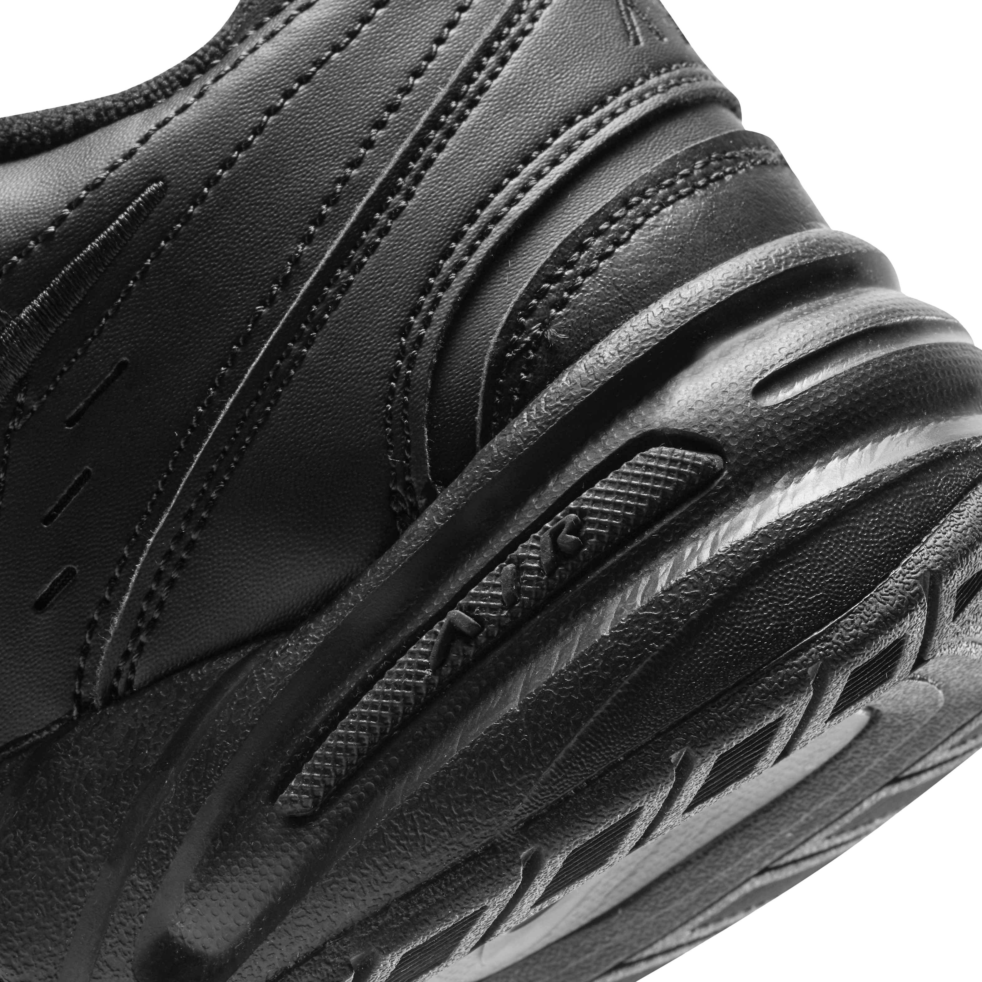 Nike Air Monarch IV Grade School Boys' "Black" Training Shoe