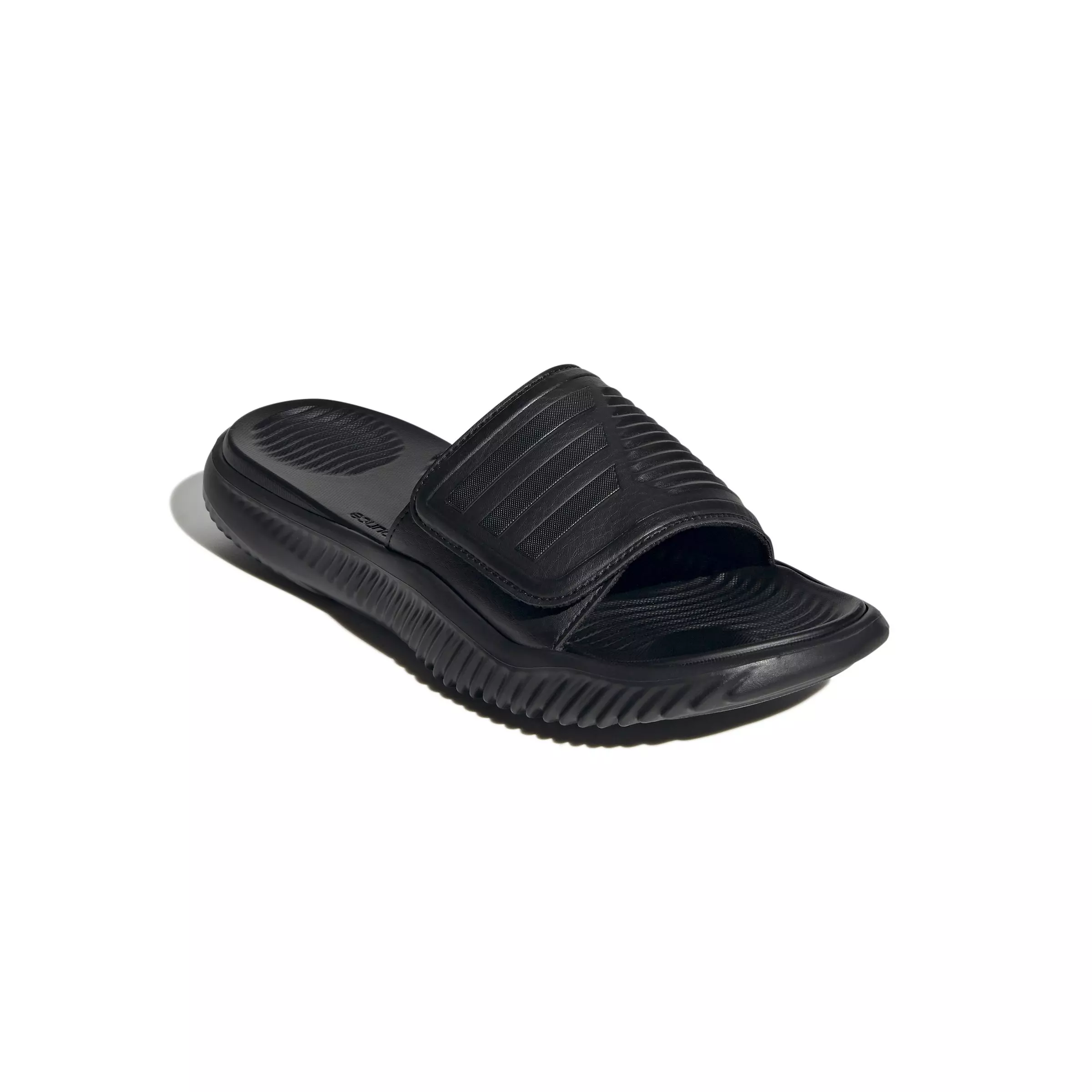 adidas Alphabounce "Core Black/Core Black/Core Black" Unisex Slide - BLACK/BLACK/BLACK