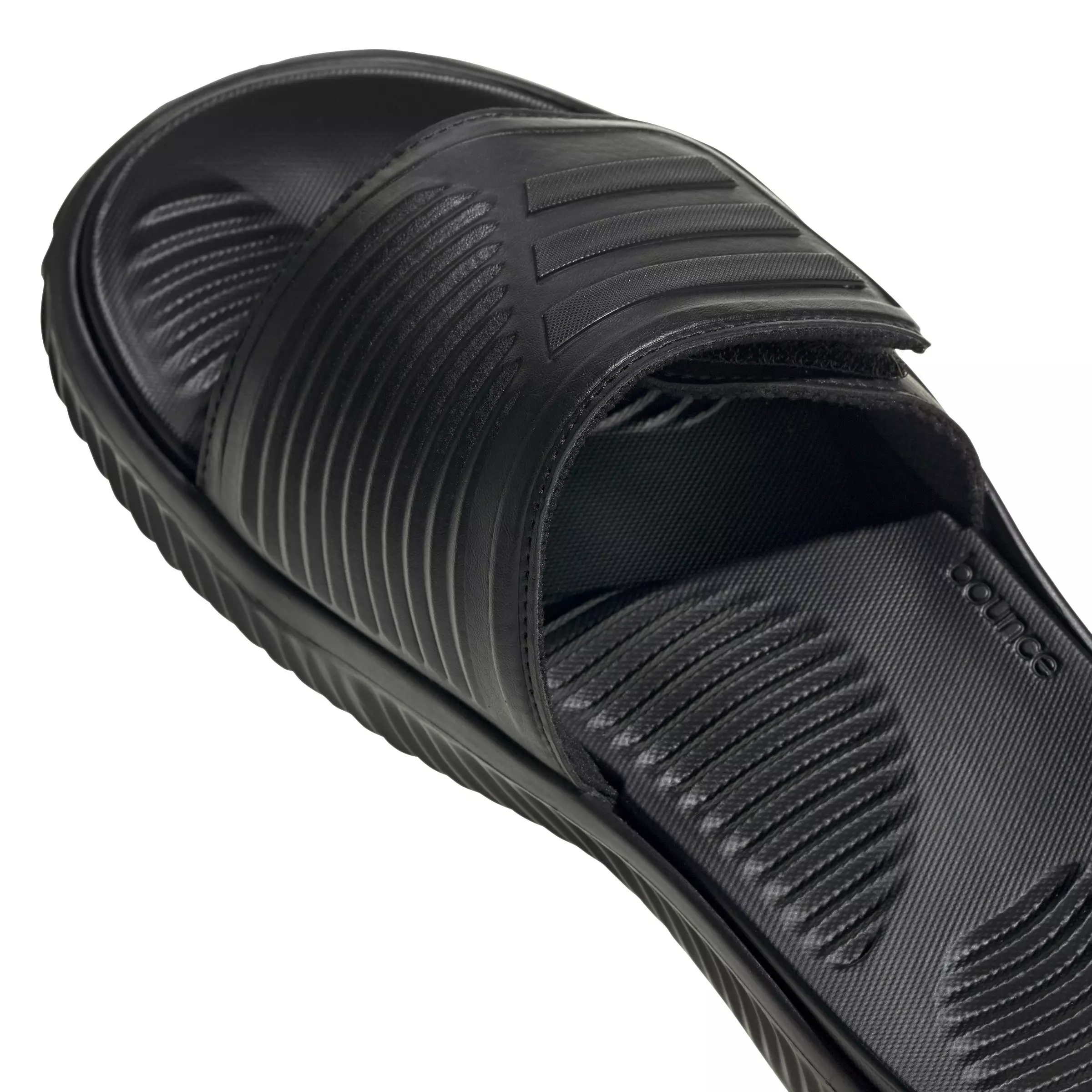 adidas Alphabounce "Core Black/Core Black/Core Black" Unisex Slide - BLACK/BLACK/BLACK