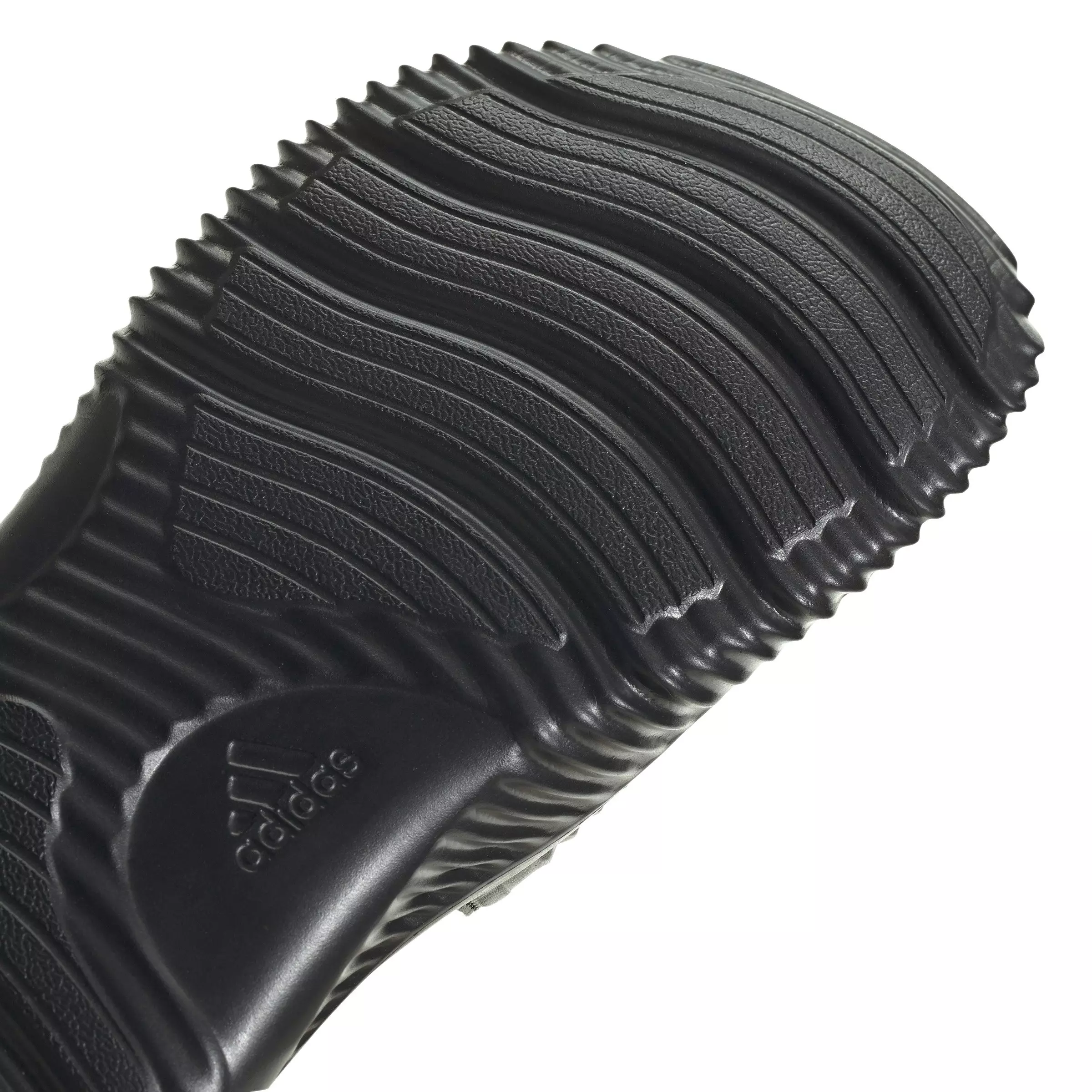 adidas Alphabounce "Core Black/Core Black/Core Black" Unisex Slide - BLACK/BLACK/BLACK