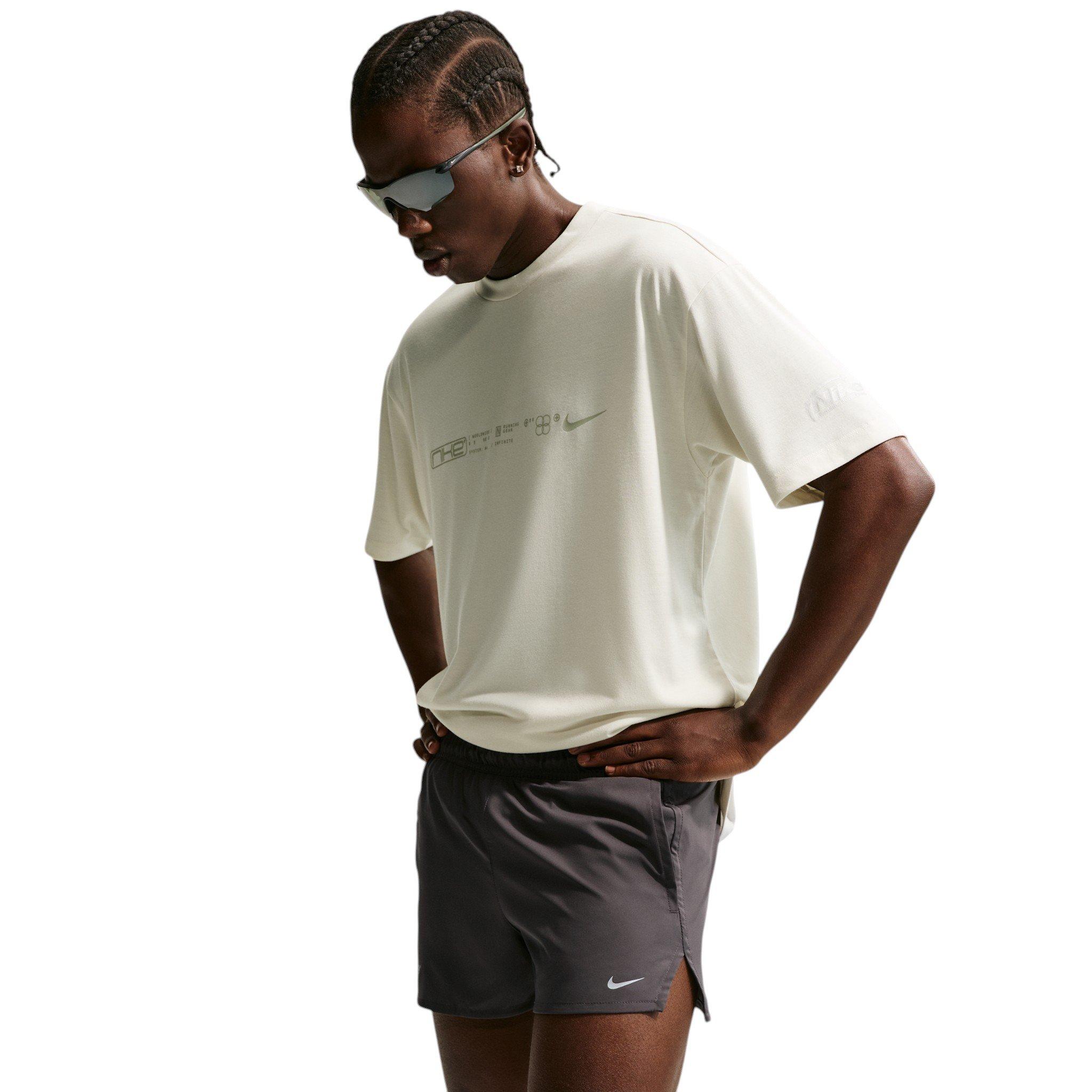 Nike Men's Dri-FIT 3" Brief-Lined Running Shorts - Grey - GREY