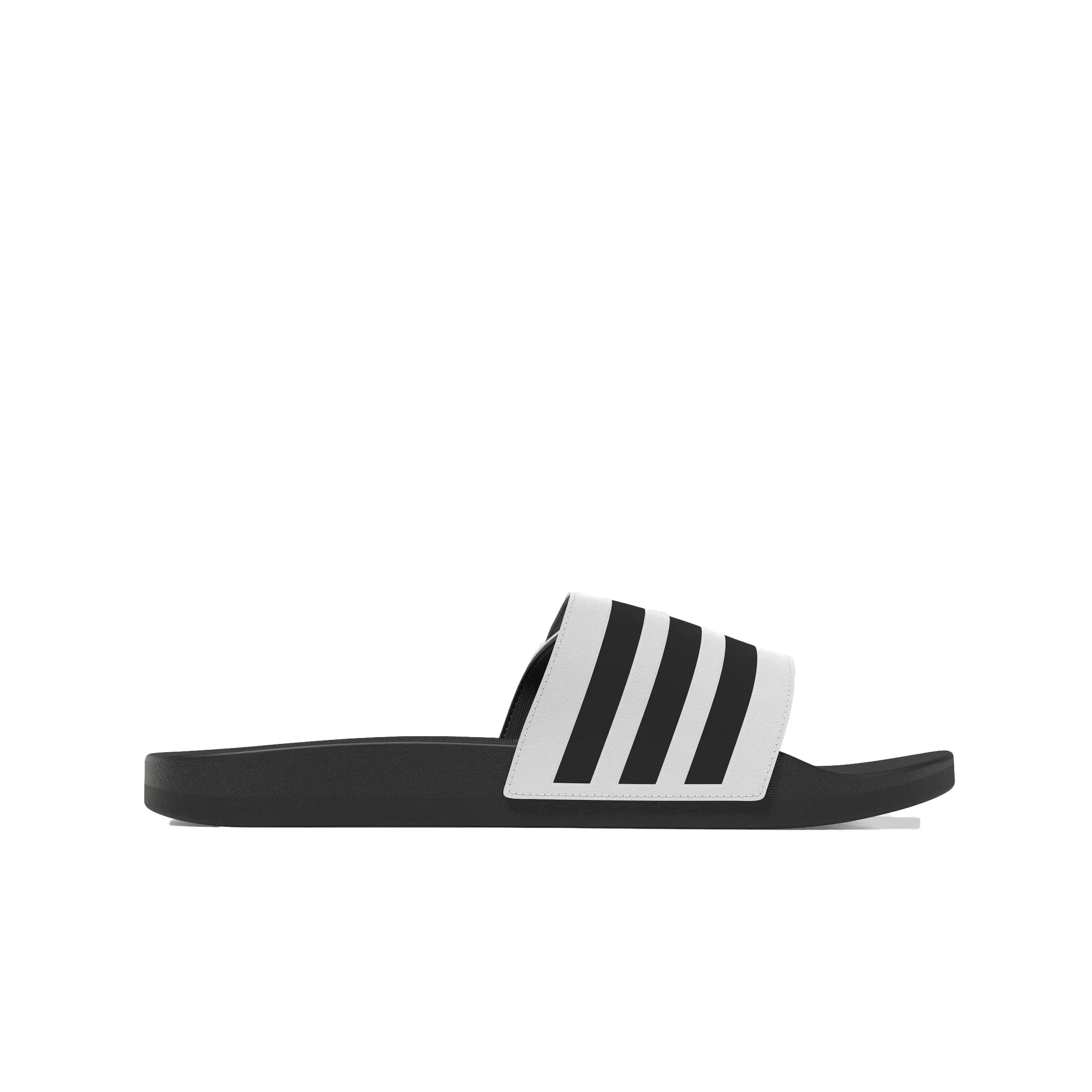 adidas Adilette Comfort Adjustable Bandage "Ftwr White/Core Black/Core Black" Unisex Slide - WHITE/BLACK/BLACK